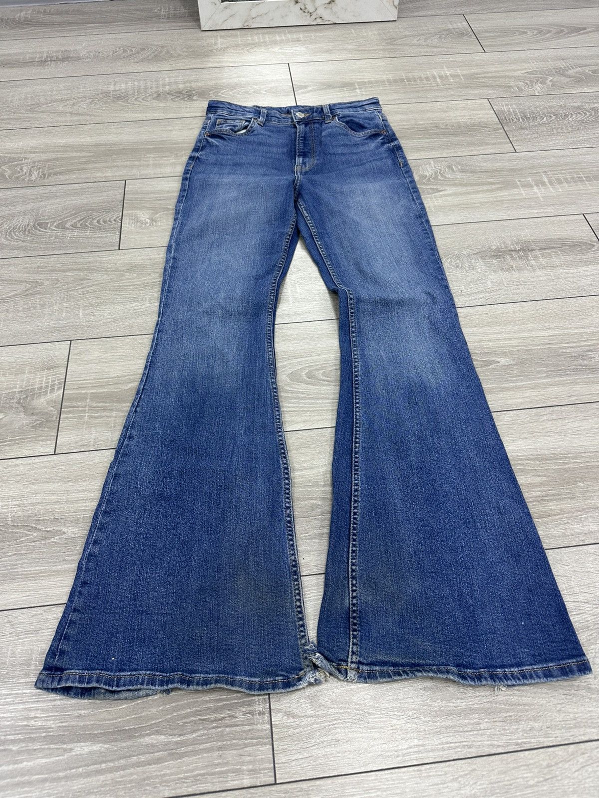 Hysteric Glamour Hysteric Glamour If Six Was Nine Style Flared Jeans Y2K Size US 30 / EU 46 - 1 Thumbnail