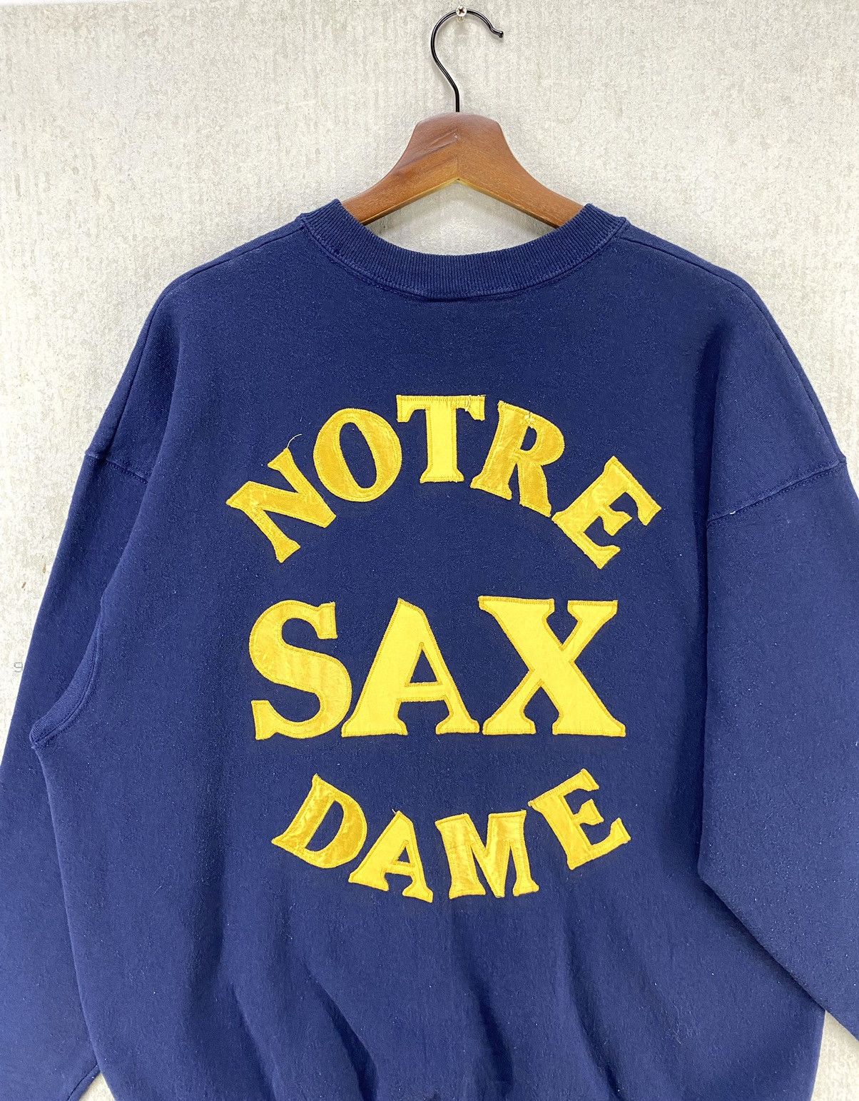 Vintage Vintage Notre Sax Dame Musician Sweatshirt Crewneck Size US XL / EU 56 / 4 - 8 Thumbnail