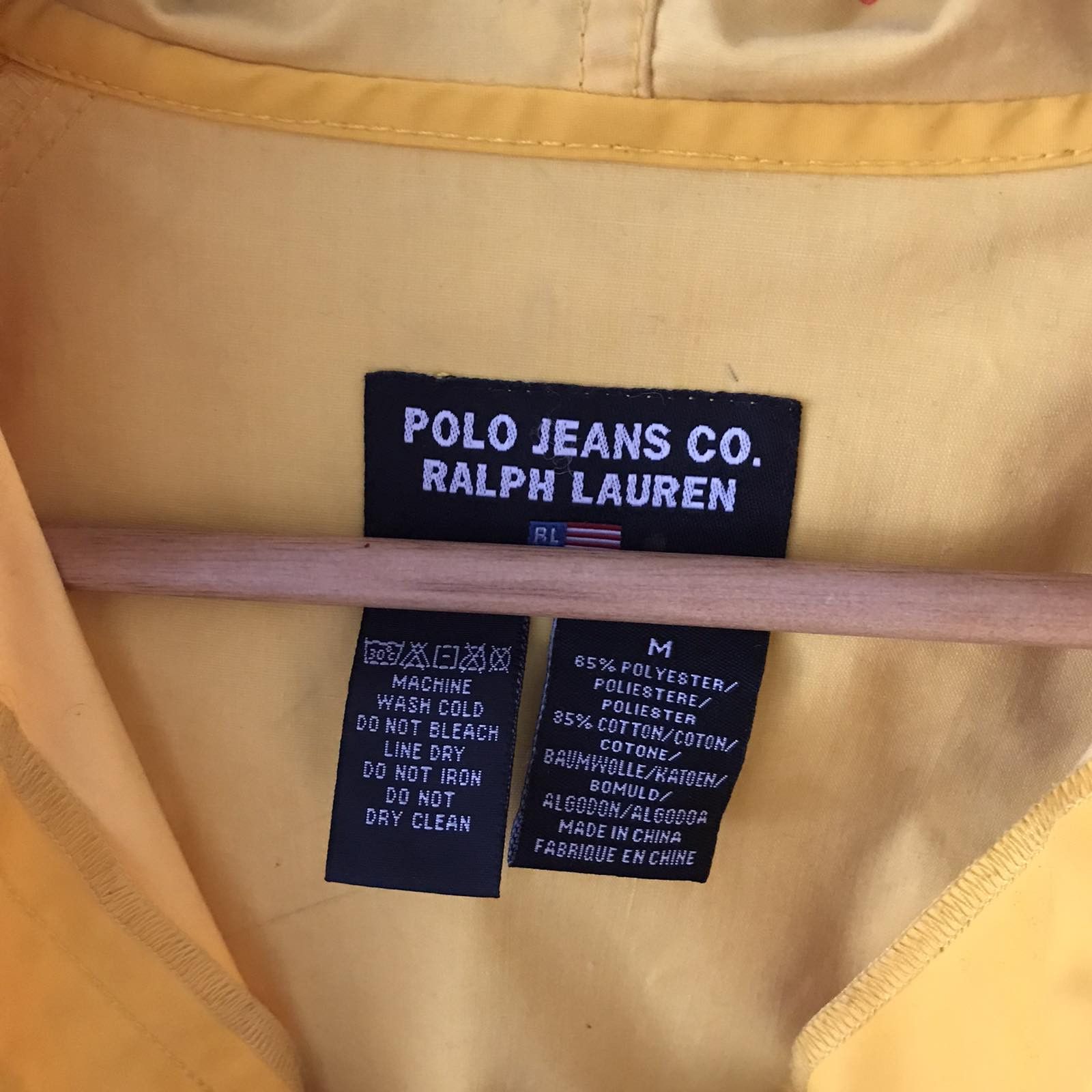 Polo Ralph Lauren × Vintage Polo Sport Ralph Lauren Raincoat Light Jacket Big Logo Sz M Size US M / EU 48-50 / 2 - 5 Thumbnail