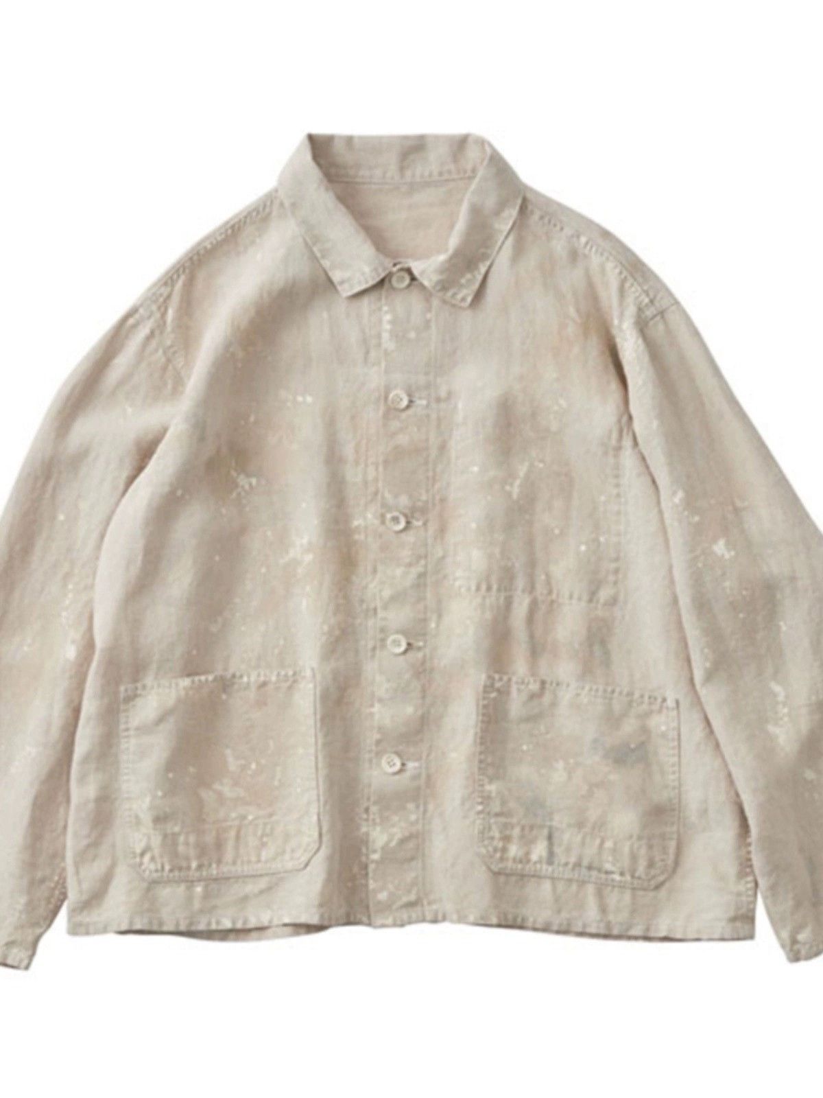 Porter Classic Porter Classic Vintage Linen Cheval Jacket Size US S / EU 44-46 / 1 - 1 Thumbnail