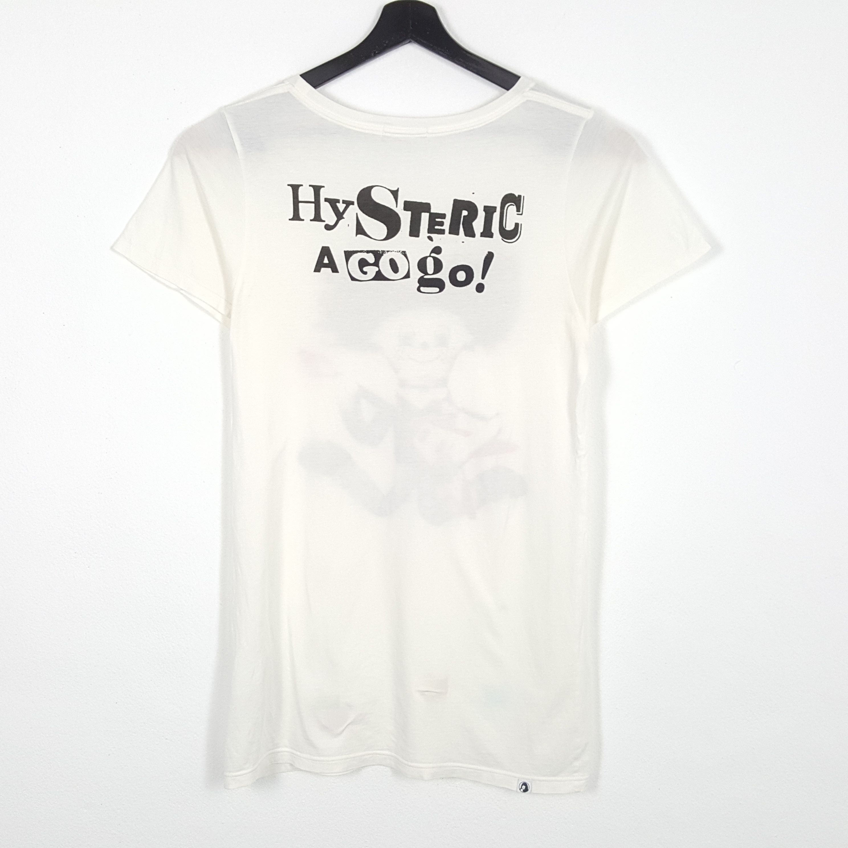 Hysteric Glamour × Japanese Brand × Vintage HYSTERIC GLAMOUR Japanese Brand Streetwear Style Tshirt Size M / US 6-8 / IT 42-44 - 3 Thumbnail