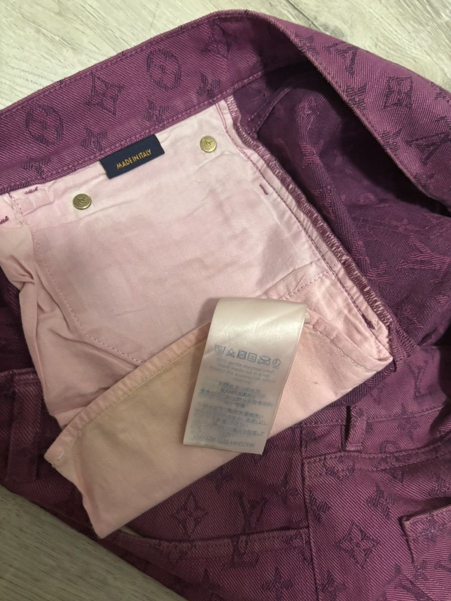 Louis Vuitton Louis Vuitton Purple Jeans Size US 32 / EU 48 - 6 Thumbnail