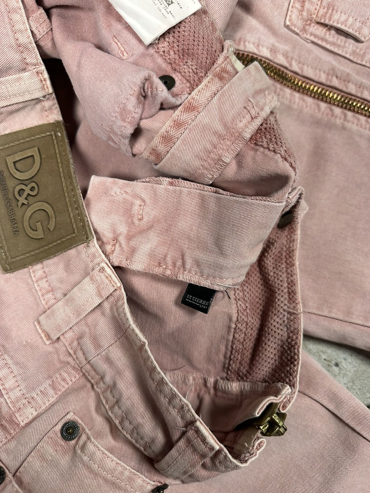Dolce & Gabbana Vintage SS 2003 Dolce & Gabbana Aviator Full Zip Cargo Pants Size 26" / US 2 / IT 38 - 17 Thumbnail