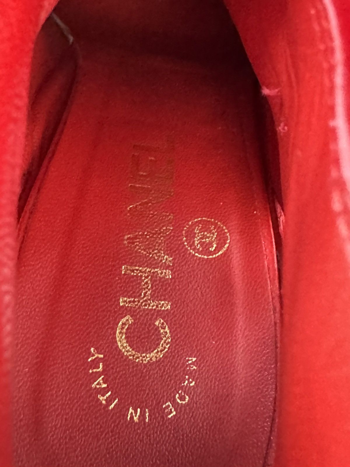 Chanel Chanel Paris Red Leather Over Knee Wadge Boots Avant Garde Size US 9 / IT 39 - 25 Thumbnail