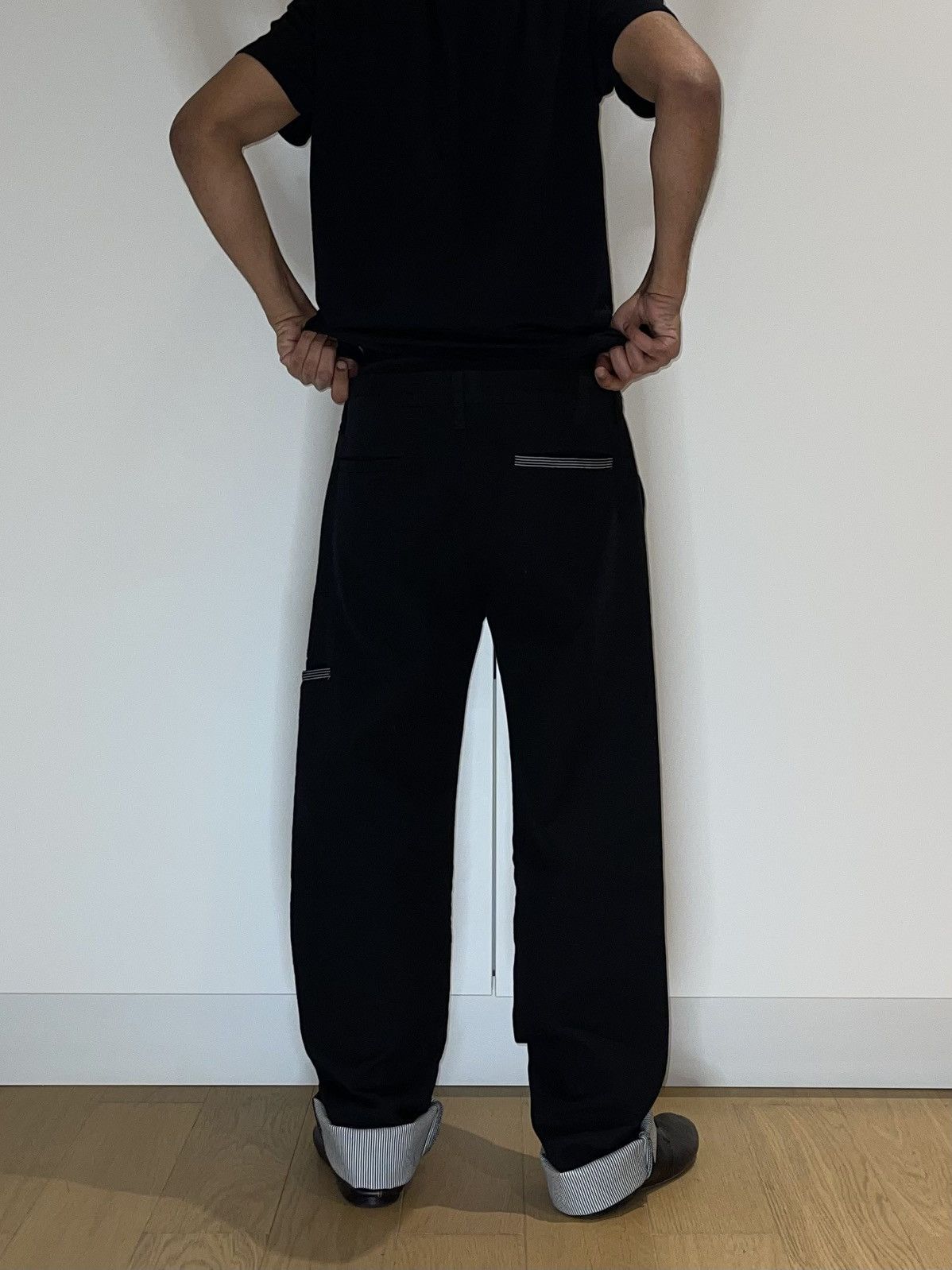 Undercover Undercover SS08 Summer Madness Black Straight Fit Trousers Size US 31 - 13 Thumbnail