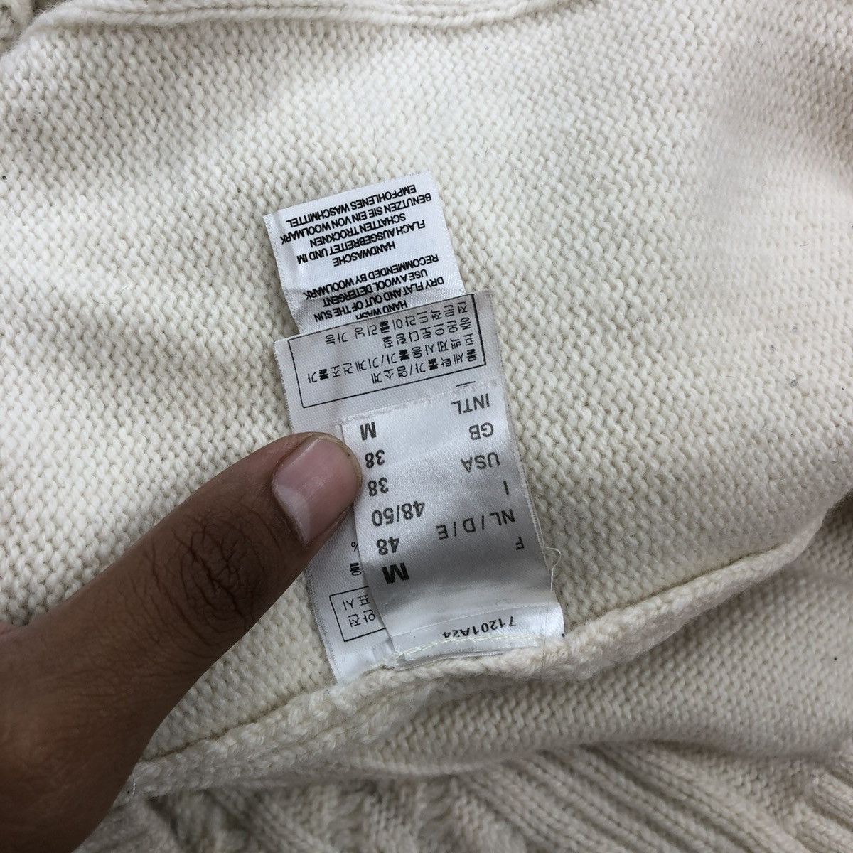 Designer × Saint James Vintage Saint James l"Atelier France Striped Wool Sweater Size US M / EU 48-50 / 2 - 15 Thumbnail