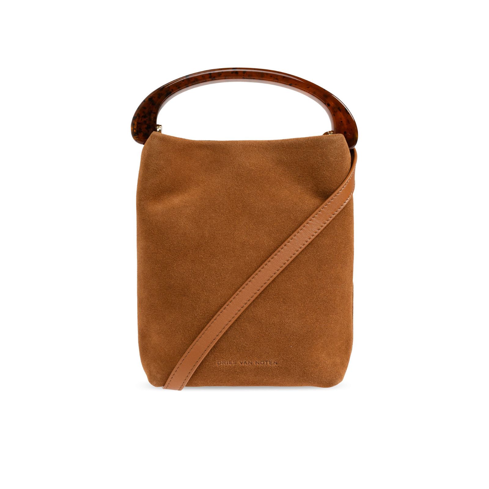 Dries Van Noten DRIES VAN NOTEN Brown Suede Shoulder Bag New Authentic Size ONE SIZE - 1 Thumbnail