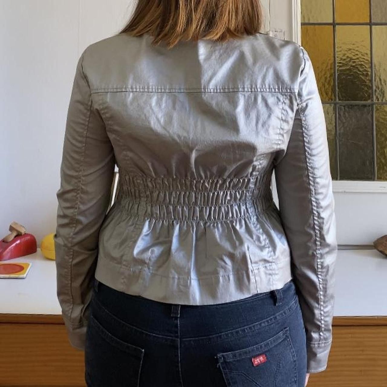 Miss Sixty Silver Metallic Miss Sixty Jacket Size L / US 10 / IT 46 - 7 Thumbnail