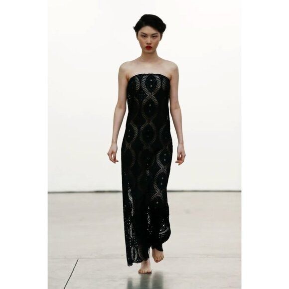 Other WAN HUNG Lace Maxi Dress Spring 2020 Runway Collection Size S / US 4 / IT 40 - 1 Thumbnail
