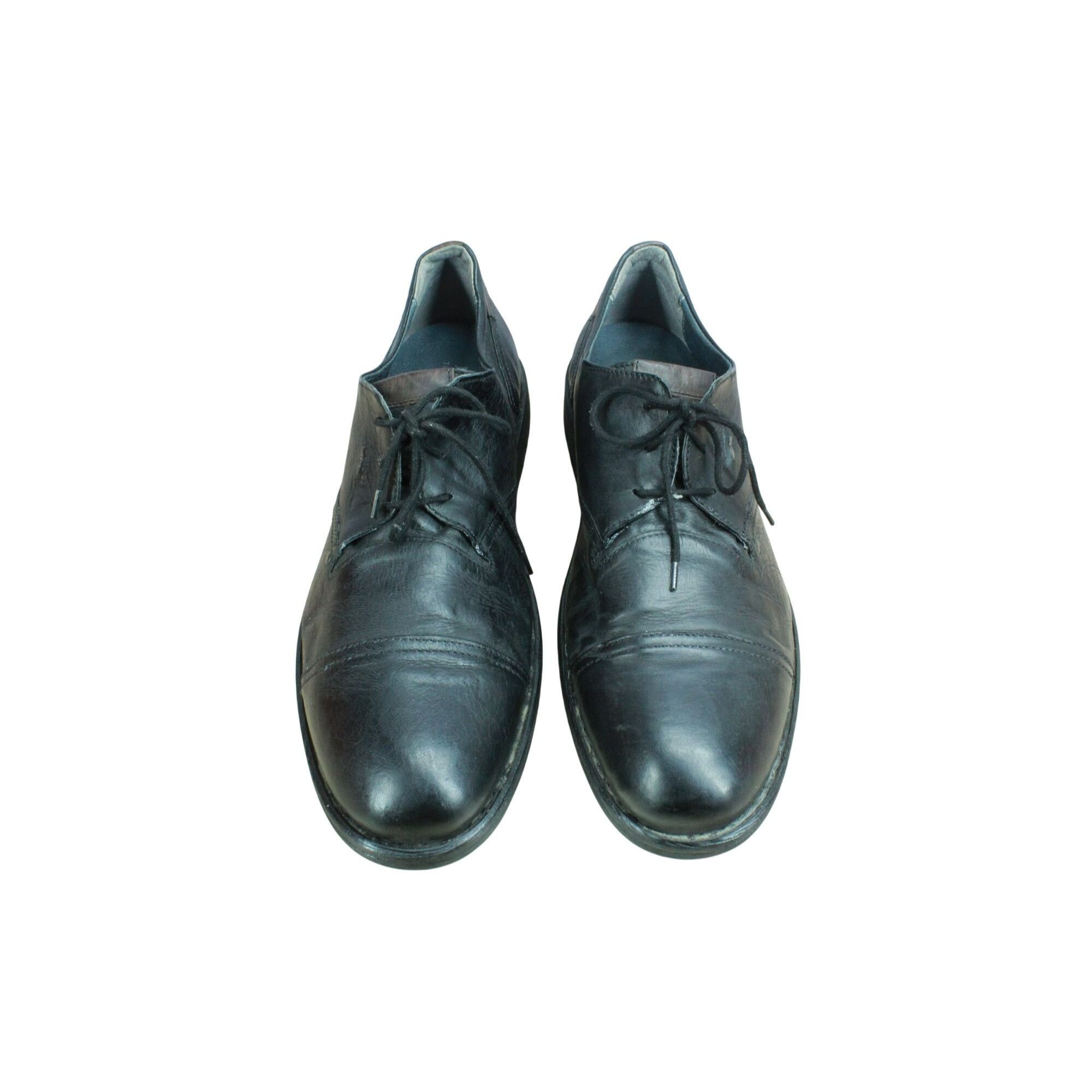 JOSEF SEIBAL Josef Seibel Jordan 03 Black Leather Oxfords Men's Size 13 Size US 13 / EU 46 - 4 Thumbnail