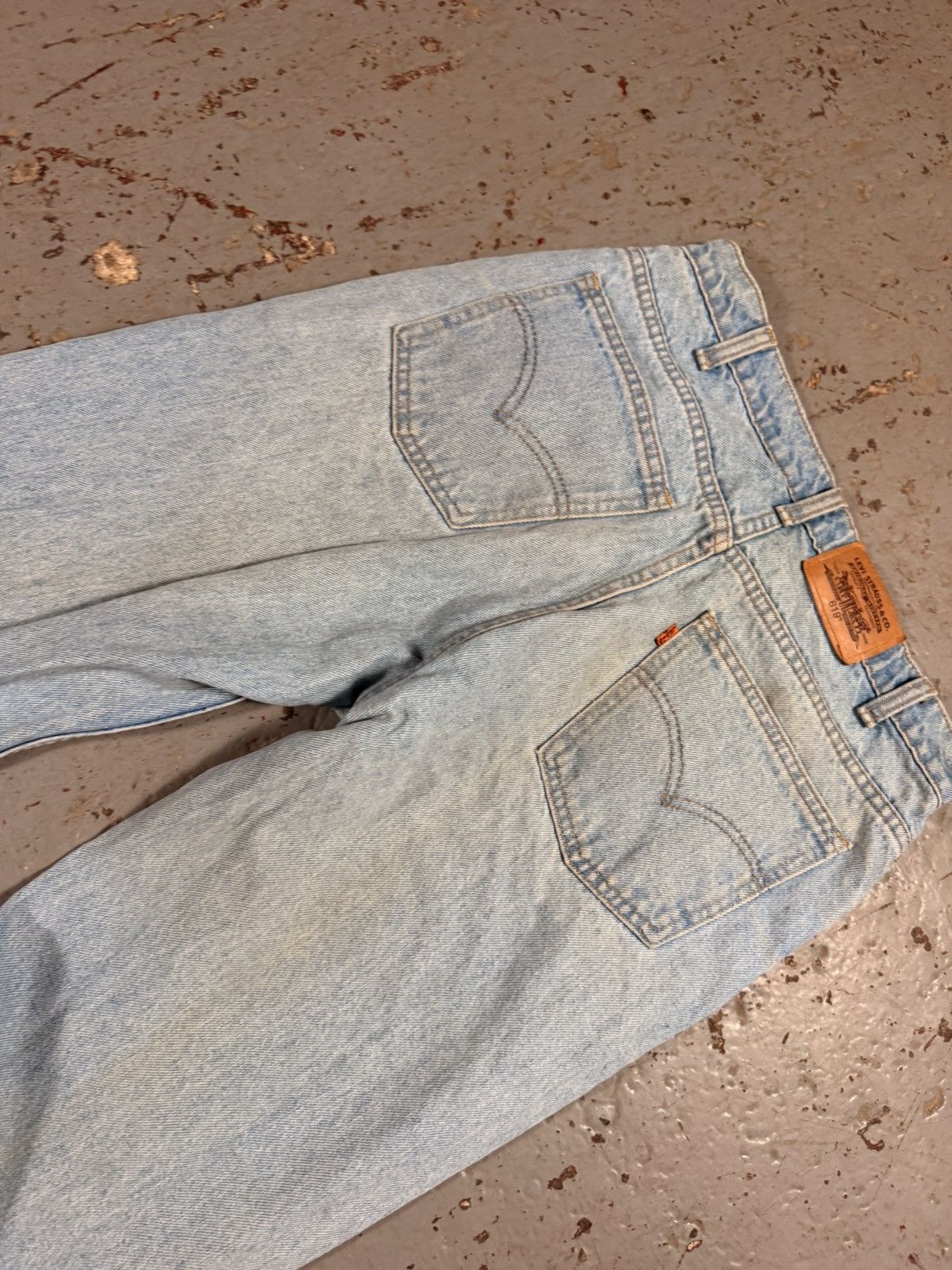 Levi's Vintage Orange Tag 619 Levi Denim Jeans Size US 33 - 7 Thumbnail