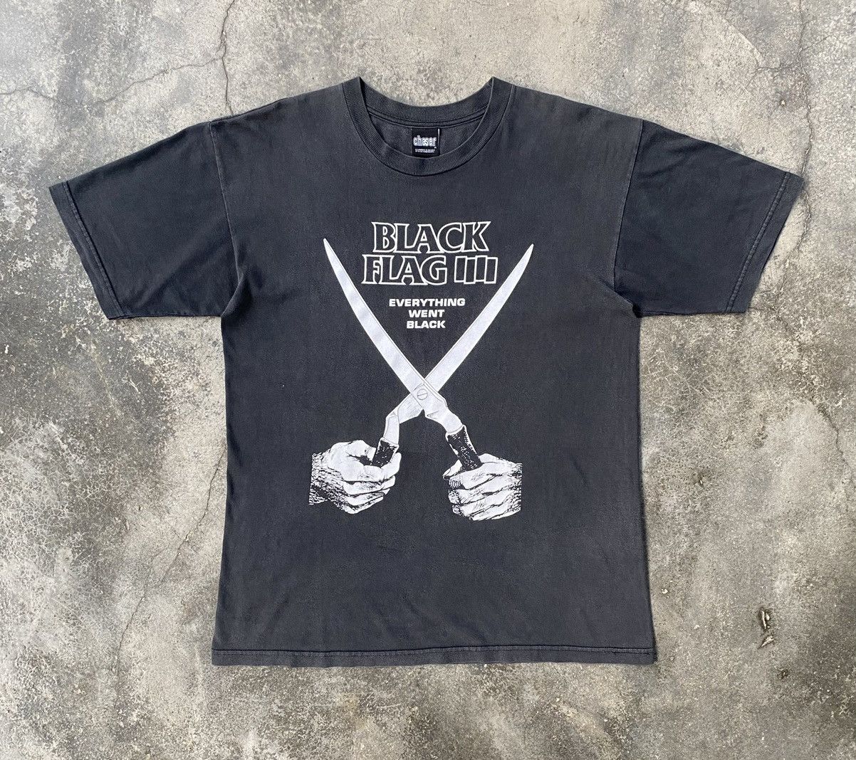 Band Tees Vintage 90s Black Flag “Everything Went Black” Band Tees Size US M / EU 48-50 / 2 - 1 Thumbnail