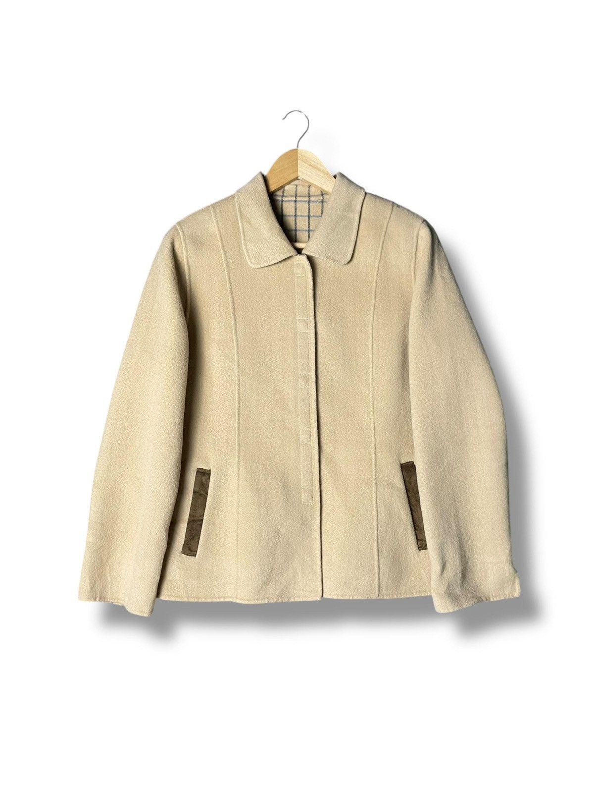 Japanese Brand × Vintage M.O.R.E Japanese Brand Hidden Button Jacket (5) Size US XXS / EU 40 - 1 Thumbnail