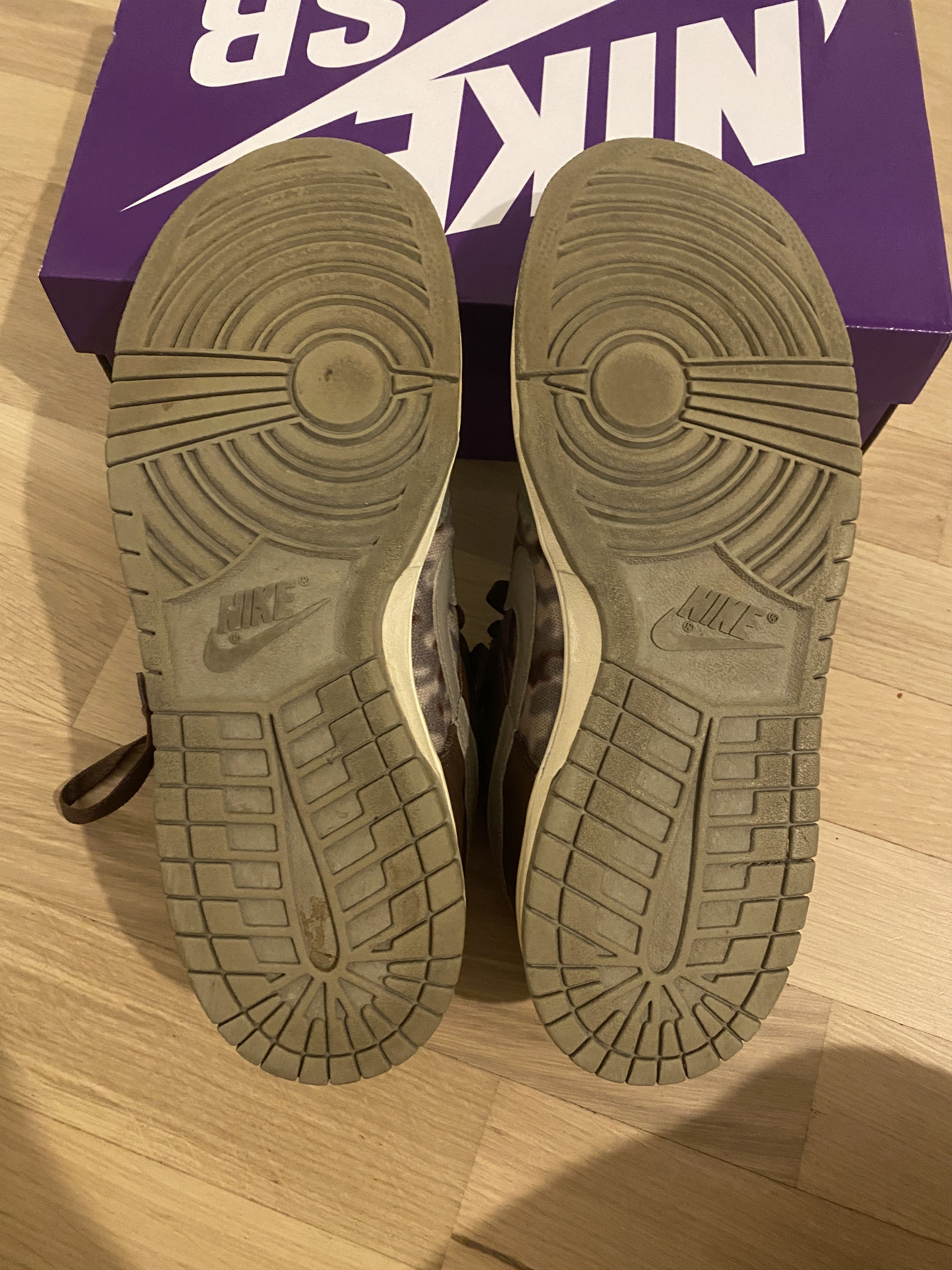 Nike 2003 Nike Dunk Low Vintage - Camo Green Olive Size US 11.5 / EU 44-45 - 2 Thumbnail