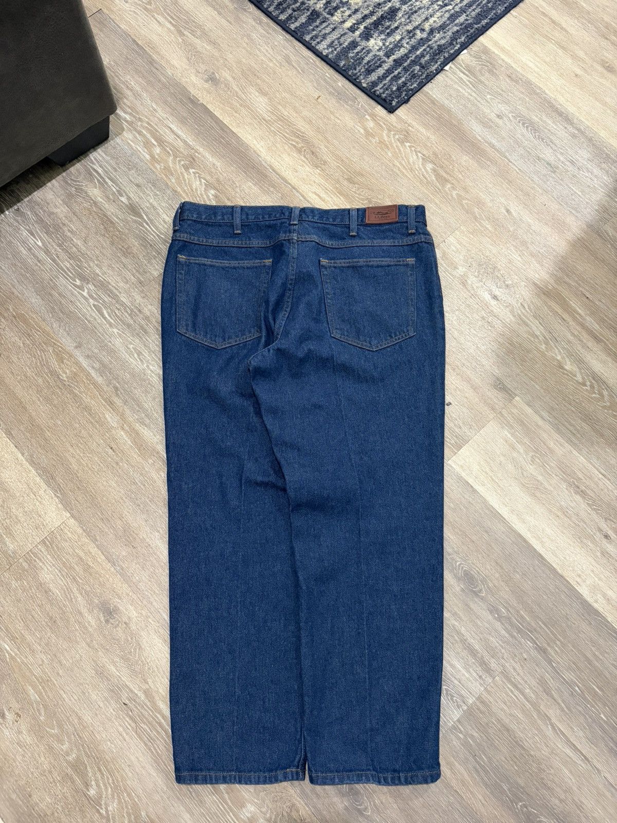 L.L. Bean L.L.Bean Classic Fit Blue Denim Jeans 38x28 Size US 38 / EU 54 - 3 Thumbnail