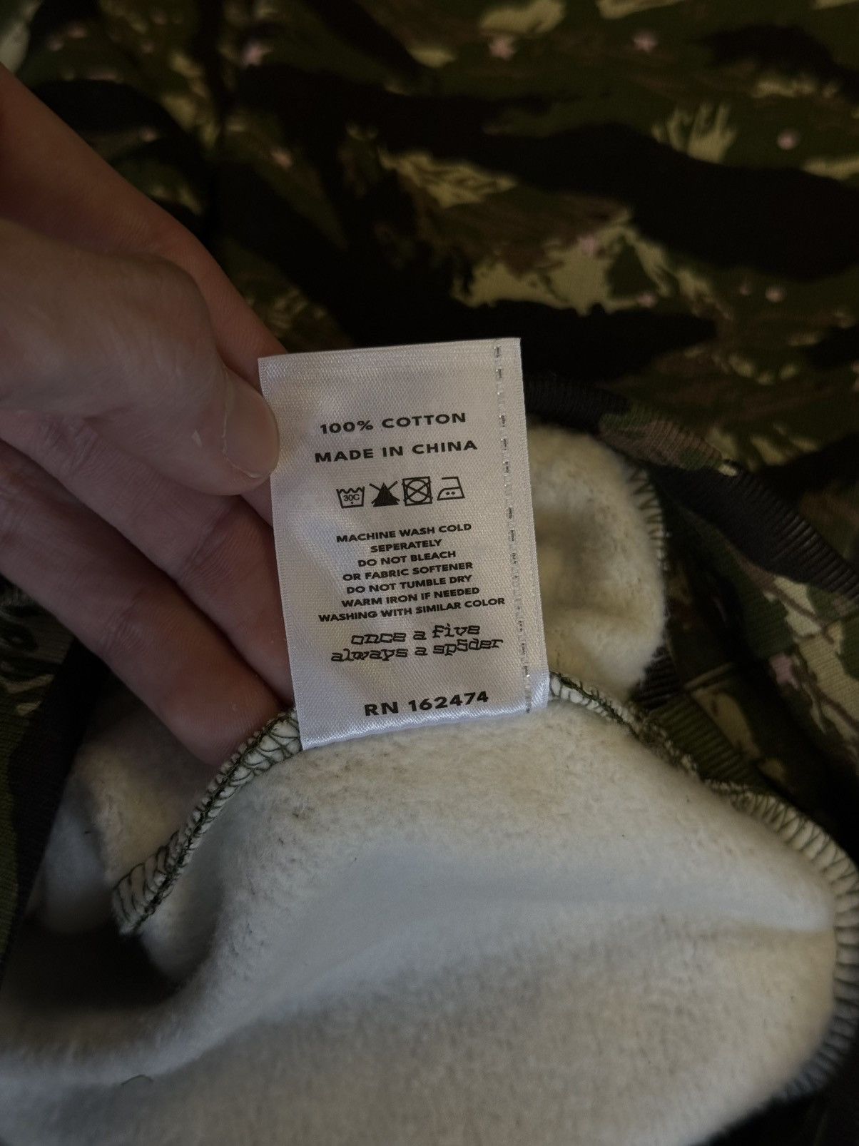 Sp5der Sp5der Worldwide Green Camo Hoodie Size S (NEW) Size US S / EU 44-46 / 1 - 7 Thumbnail