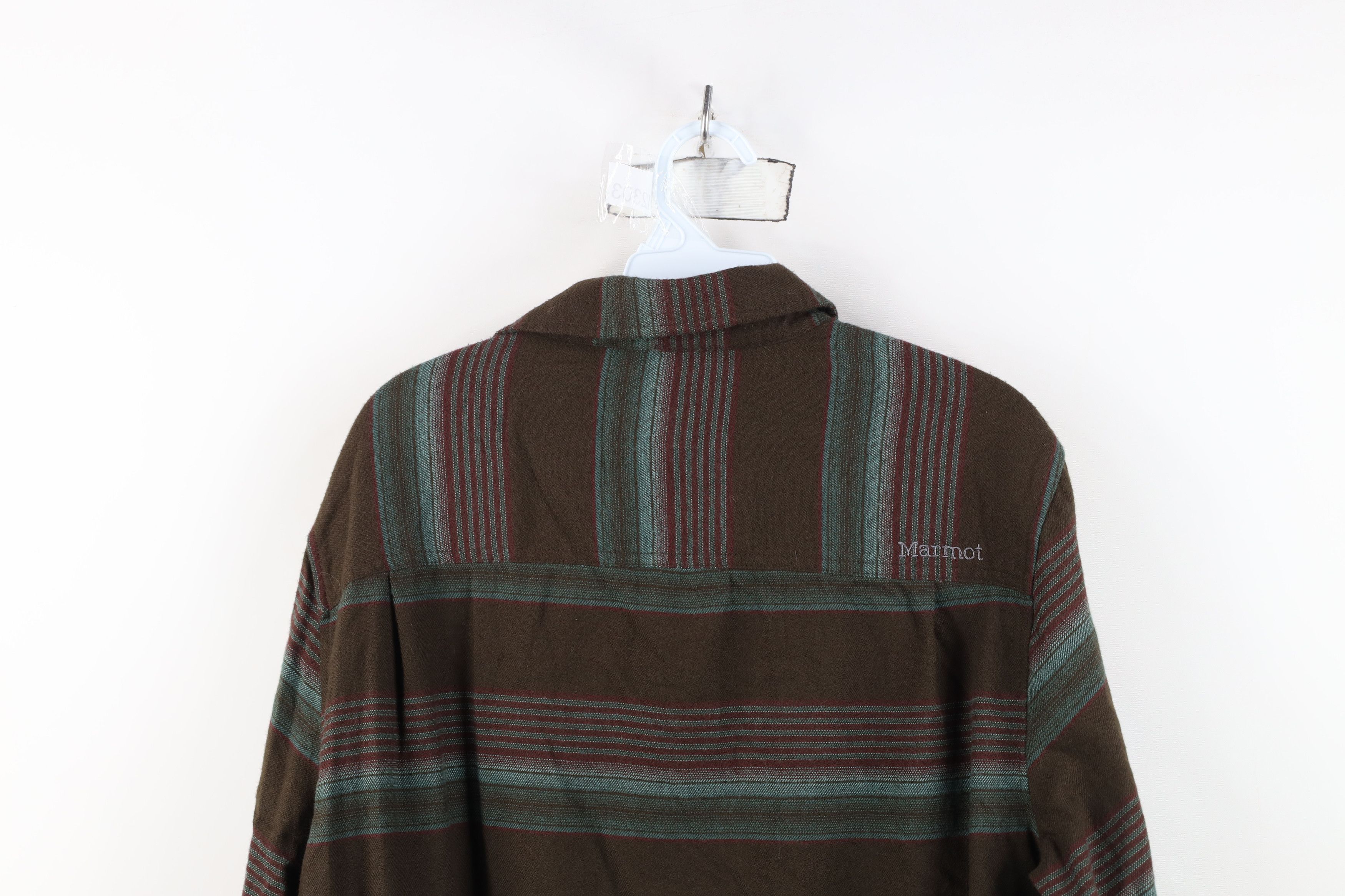 Marmot Marmot Flannel Striped Color Block Collared Button Shirt Size US M / EU 48-50 / 2 - 12 Thumbnail
