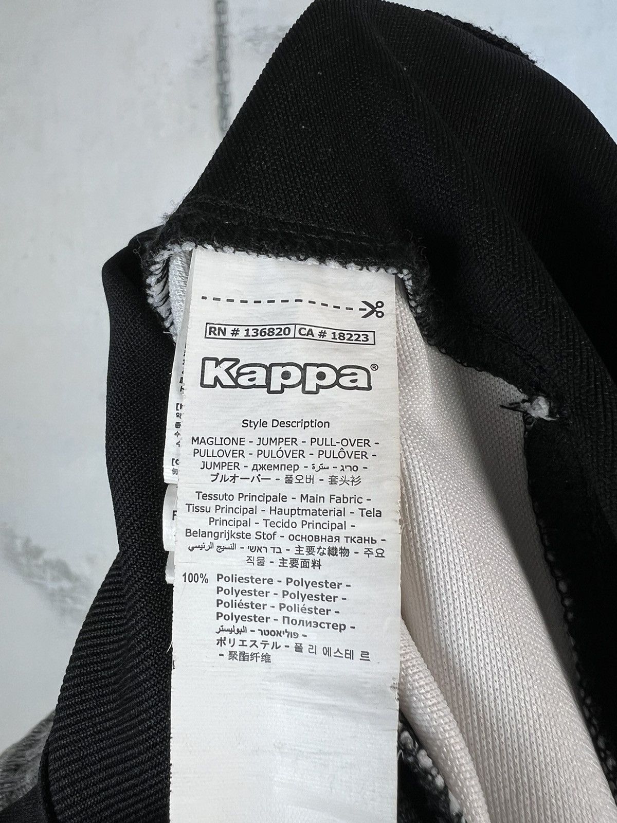 Kappa Vintage Kappa Black Half Zip Jacket Size S - M Size US M / EU 48-50 / 2 - 6 Thumbnail
