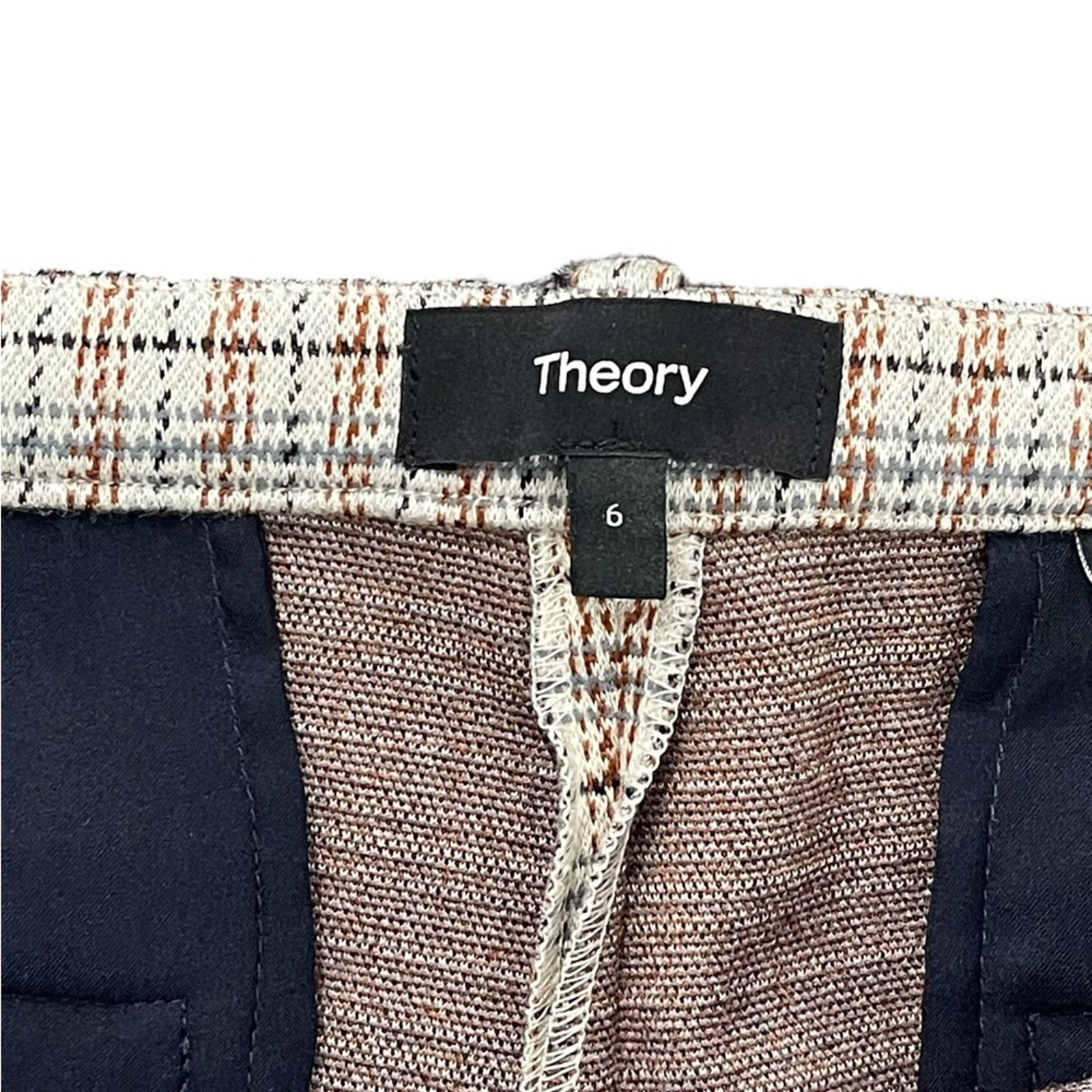 Theory *BNWT* Women’s Theory Plaid Pants Size 28" / US 6 / IT 42 - 3 Thumbnail