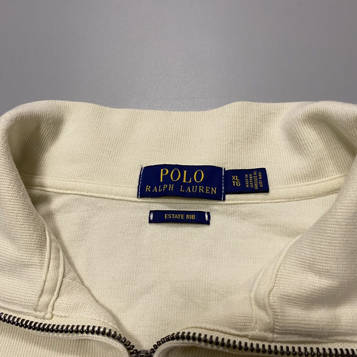Polo Ralph Lauren Polo Ralph Lauren 1/4 Zip Sweater Size XL Cream Size US XL / EU 56 / 4 - 6 Thumbnail