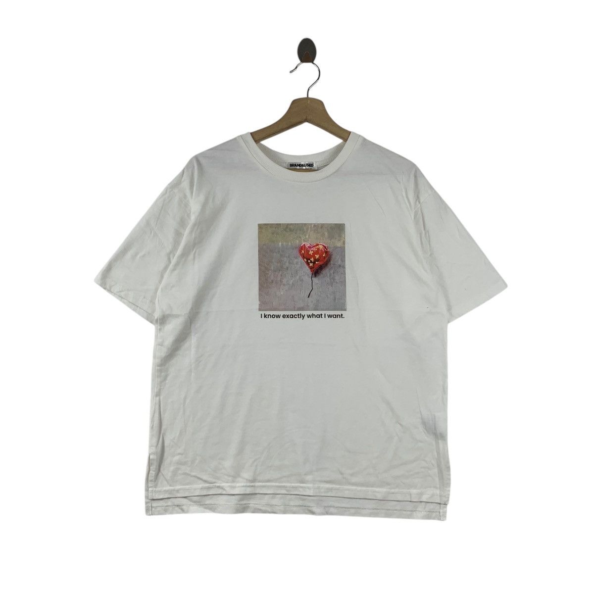 Vintage BRANDALISED BANKSY BALLOON Graffiti Artist London Tee Shirt Size M / US 6-8 / IT 42-44 - 1 Thumbnail
