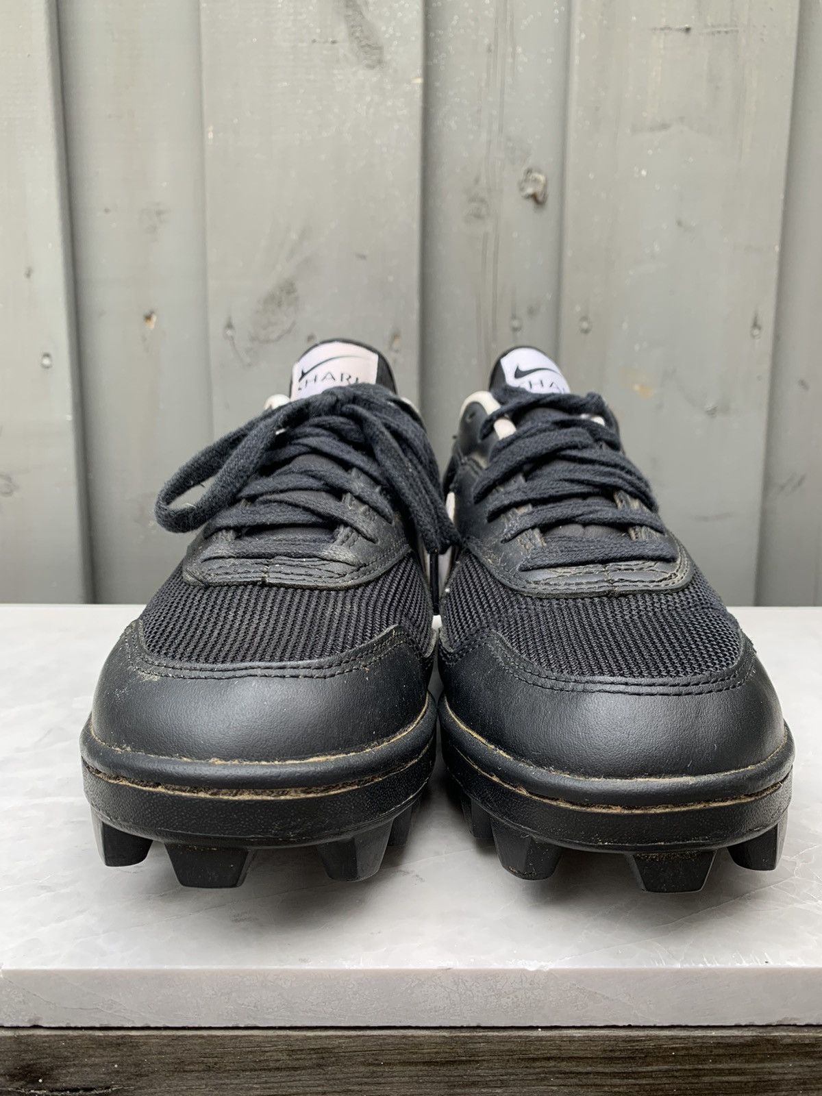 Nike × Vintage 1995 Nike Shark Cleats 90s Vintage Sport Sneaker Baseball Size US 8 / EU 41 - 6 Thumbnail