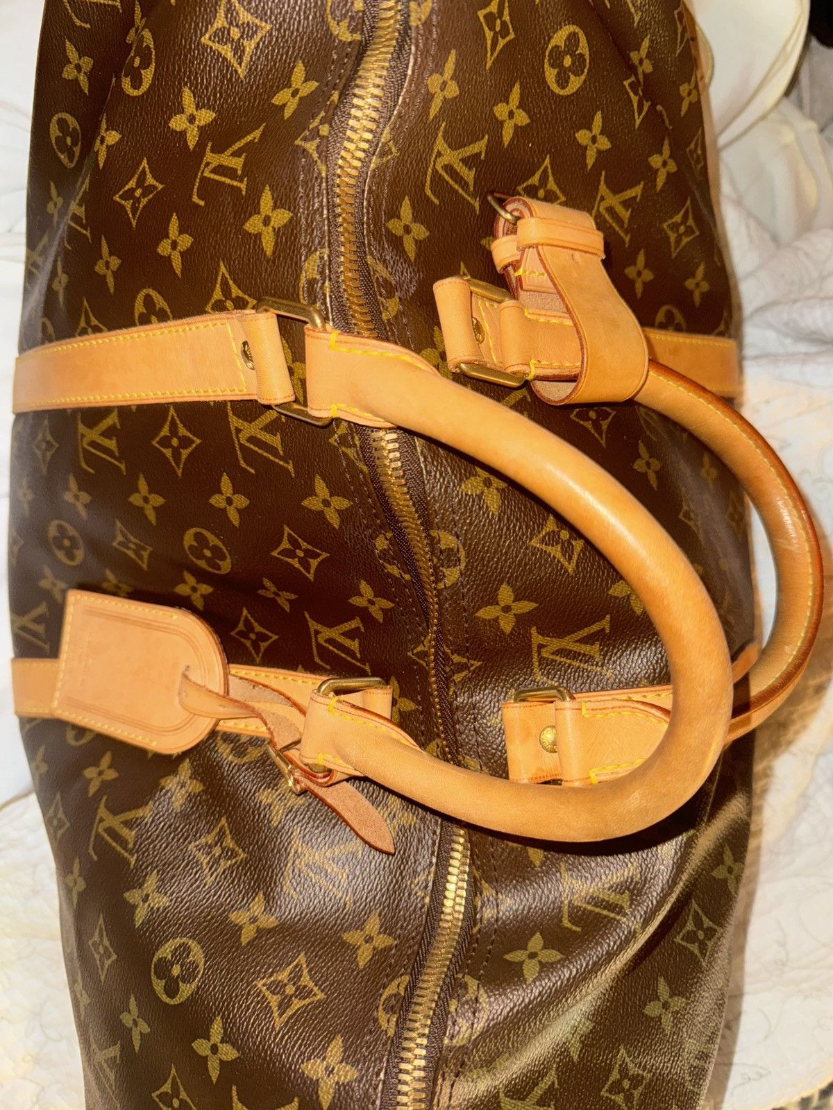 Louis Vuitton Louis Vuitton Keepall 50 Bandouliere Duffle Brown Size ONE SIZE - 13 Thumbnail