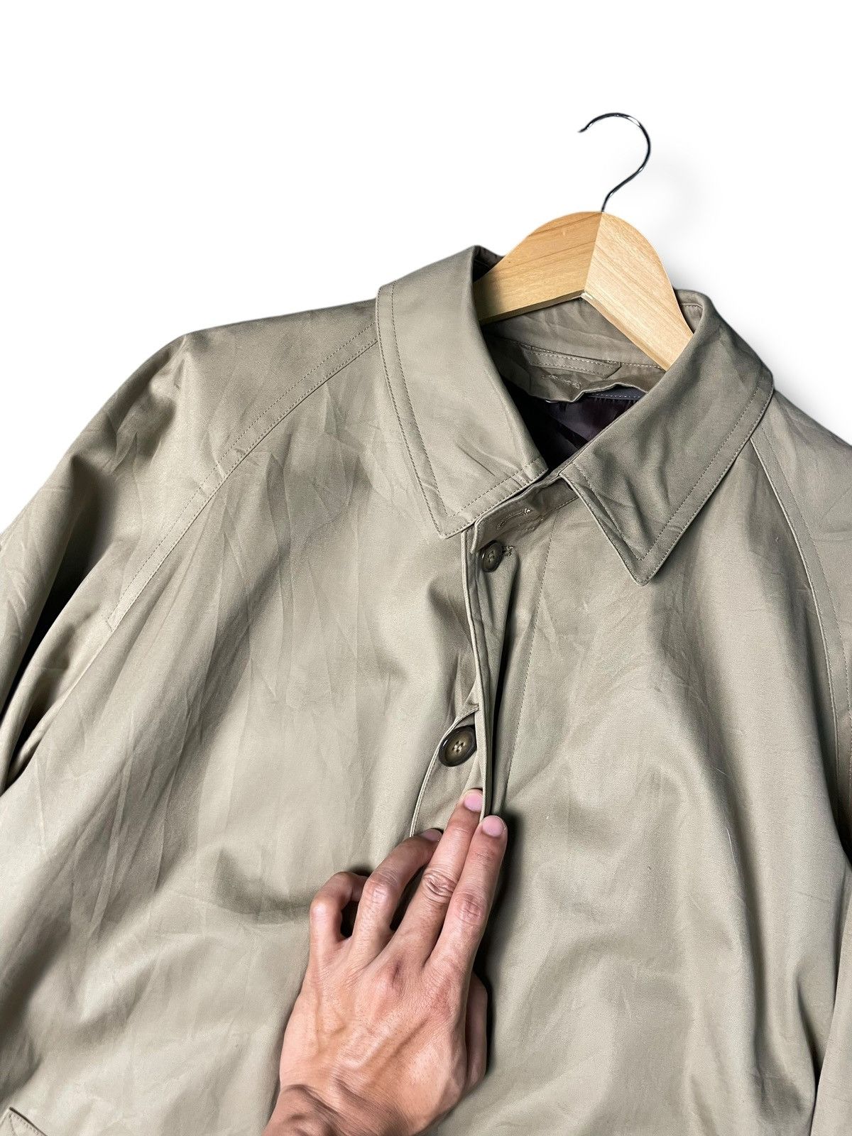 Japanese Brand × REGAL × Vintage Regal Japanese Brand Hidden Button Long Coat (58) Size US M / EU 48-50 / 2 - 7 Thumbnail