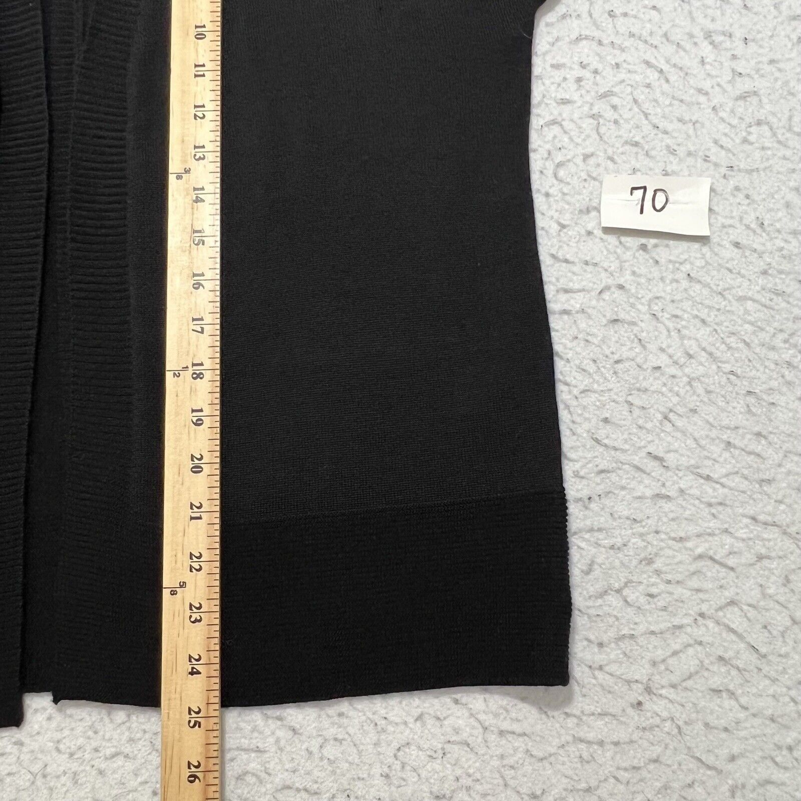 Coldwater Creek Coldwater Creek Wool Blend Black Cardigan Sweater Size XS / US 0-2 / IT 36-38 - 9 Thumbnail