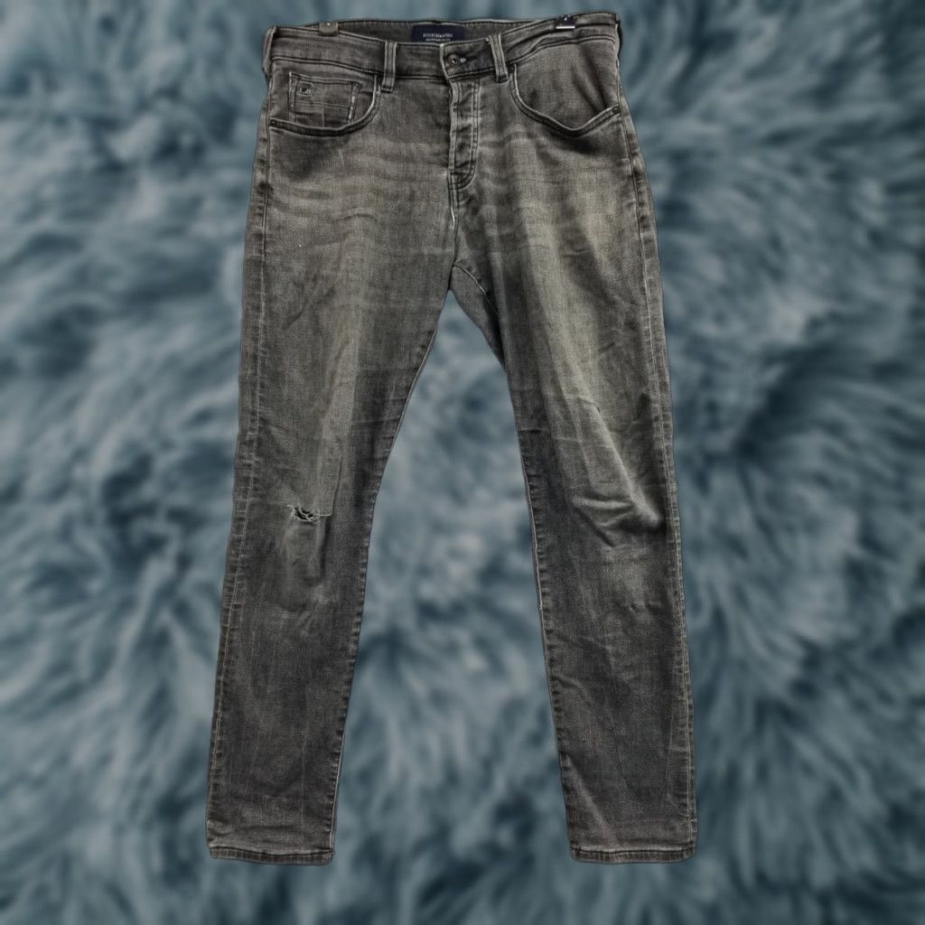 Scotch & Soda Scotch & Soda Jeans Mens 32x32 Gray Button Fly Distressed See Pics Size US 32 / EU 48 - 1 Thumbnail