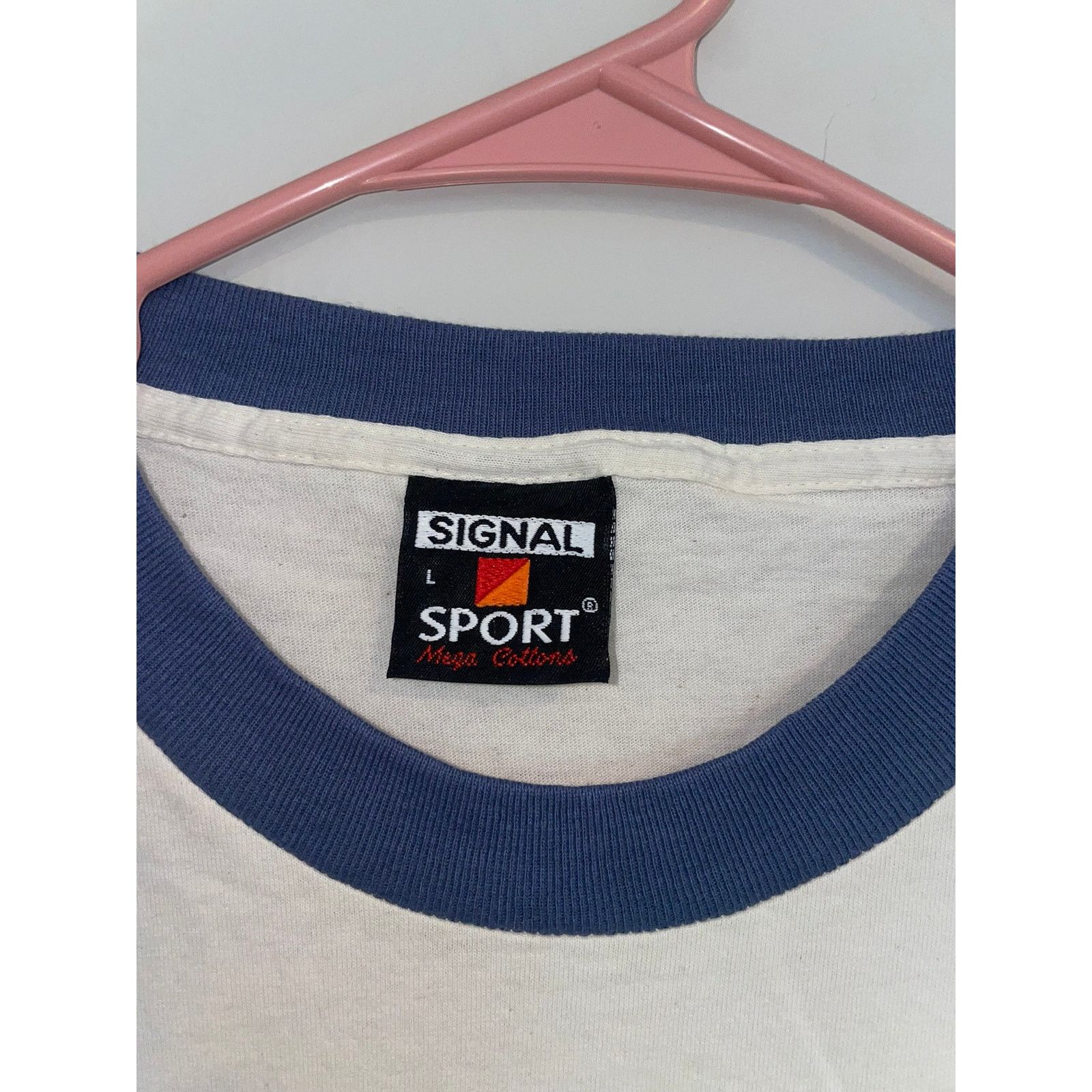 Vintage Vintage Montana Tee Signal Sport USA Nature Ringer L 90s Size US L / EU 52-54 / 3 - 8 Thumbnail