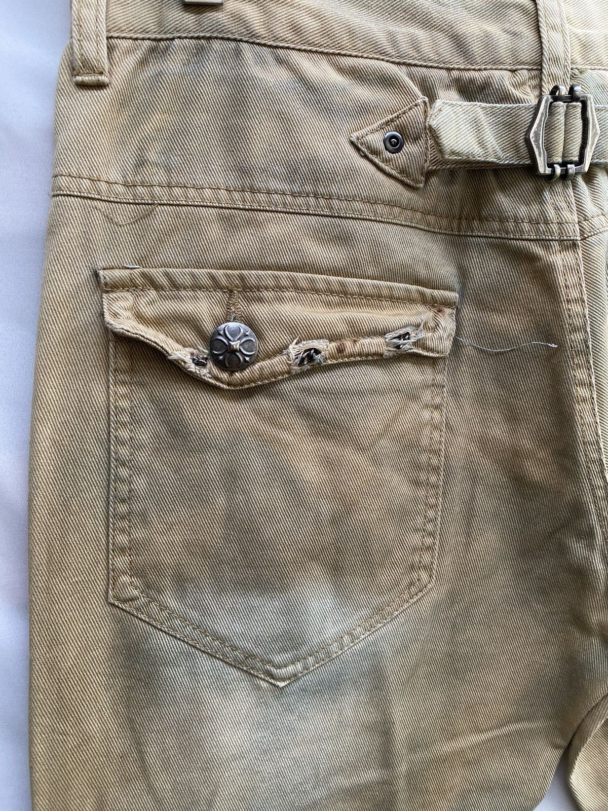 In The Attic Vintage Y2K InTheAttic Punk Seditionaries Buckle-back Jeans Size US 31 - 14 Thumbnail