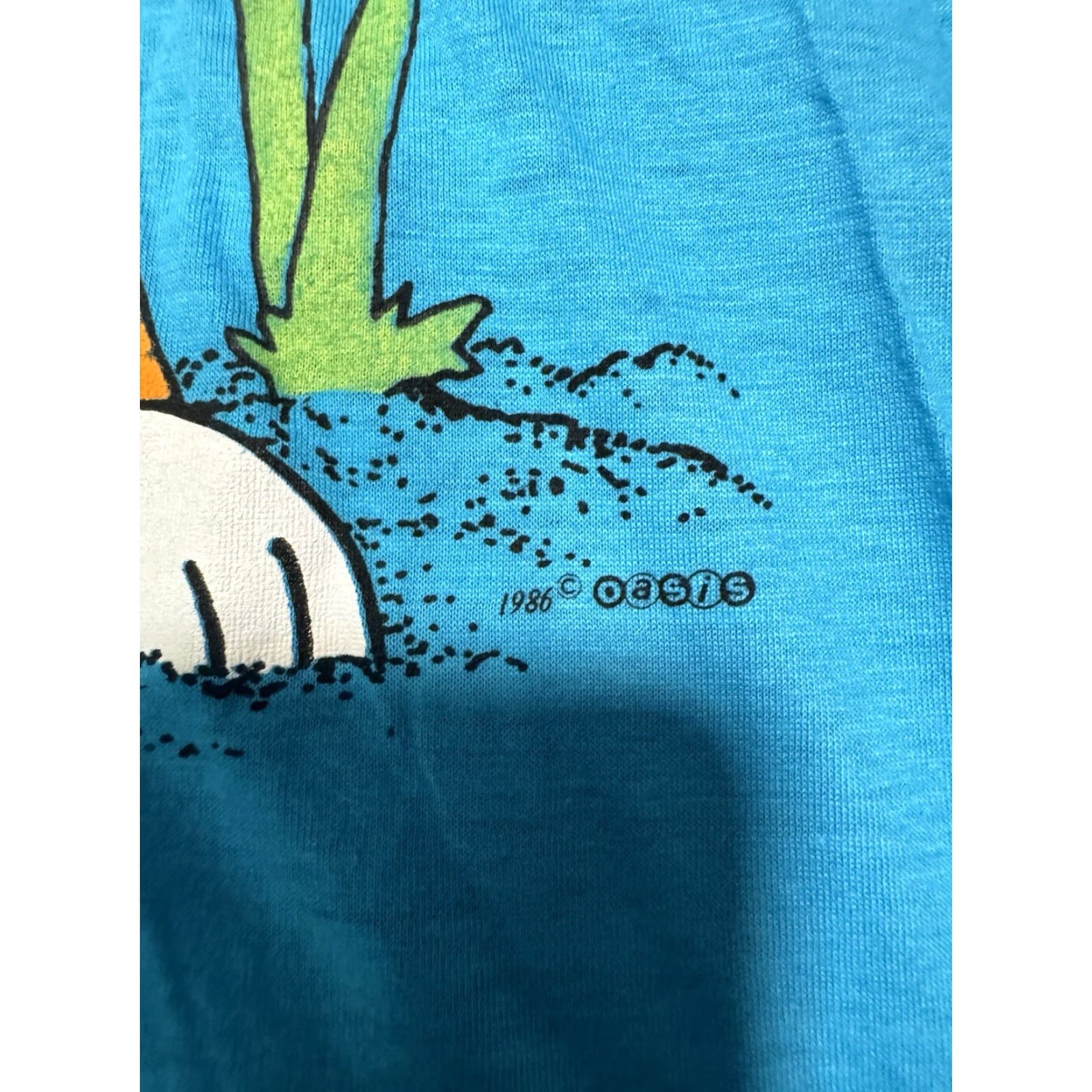 Vintage VINTAGE Screen Stars Beach Bunny Surfer Blue Single Stitch Shirt L USA Mens Graphic Tee Size US L / EU 52-54 / 3 - 6 Thumbnail