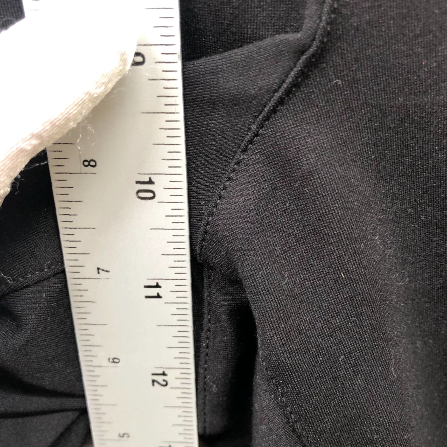 NYDJ NYDJ Sculp Her Marilyn Straight Pants Womens 14P Black Ponte Knit Trouser Size 36" / US 14 / IT 50 - 7 Thumbnail