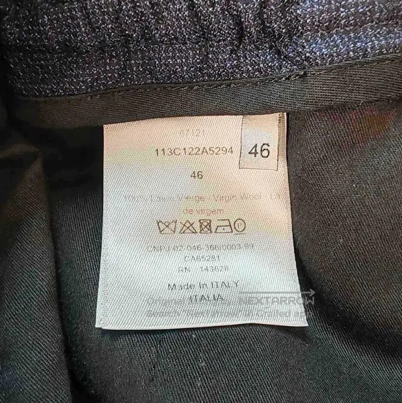 Dior Dior Men's Casual Pants in Dark Blue Wool . Size US 32 / EU 48 - 8 Thumbnail