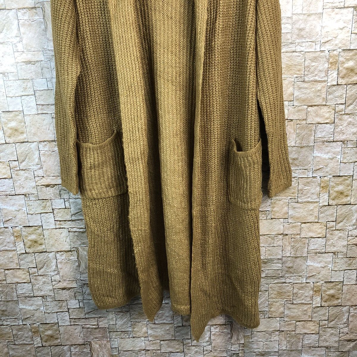 Japanese Brand Born Free Originaly Brown Cardigan Knitwear #A1208 Size L / US 10 / IT 46 - 3 Thumbnail