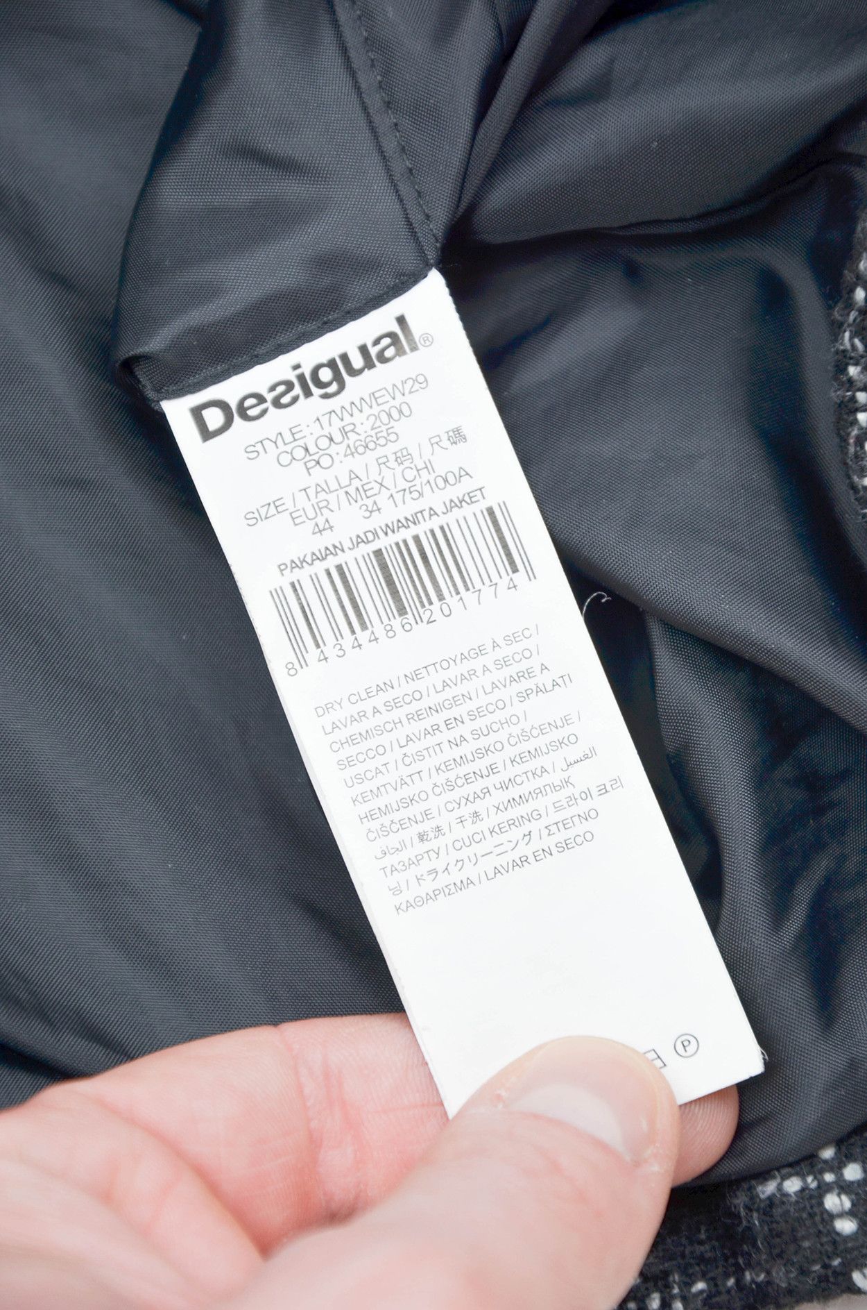 Desigual Desigual Patchwork Wool Coat Women’s - Size IT44 Size M / US 6-8 / IT 42-44 - 11 Thumbnail