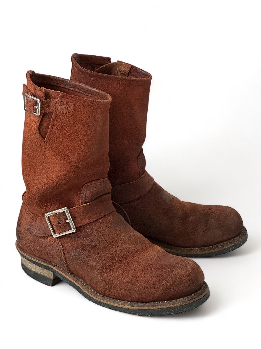 Red Wing Rare Red Wing 8812 Copper Abilene Roughout Engineer Boots Size US 8.5 / EU 41-42 - 3 Thumbnail
