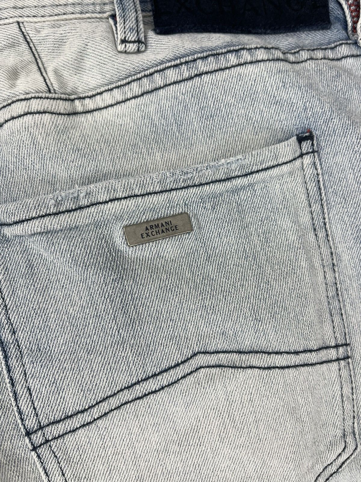 Armani × Armani Exchange Armani Exchange J13 Slim Distressed Denim Jeans Size US 40 / EU 56 - 15 Thumbnail