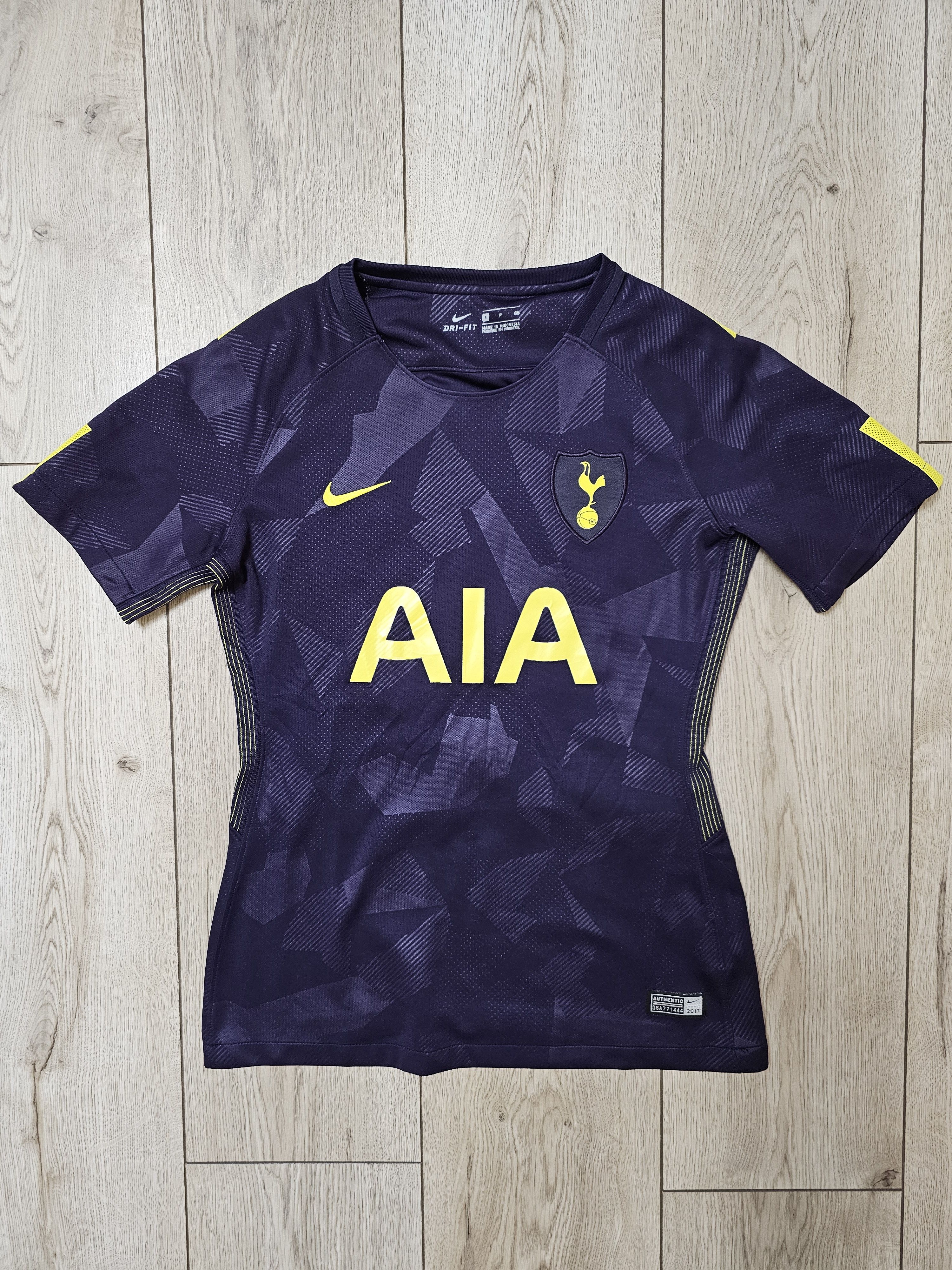 Nike TOTTENHAM HOTSPUR 2017 2018 THIRD WOMENS FOOTBALL SOCCER Size S / US 4 / IT 40 - 1 Thumbnail