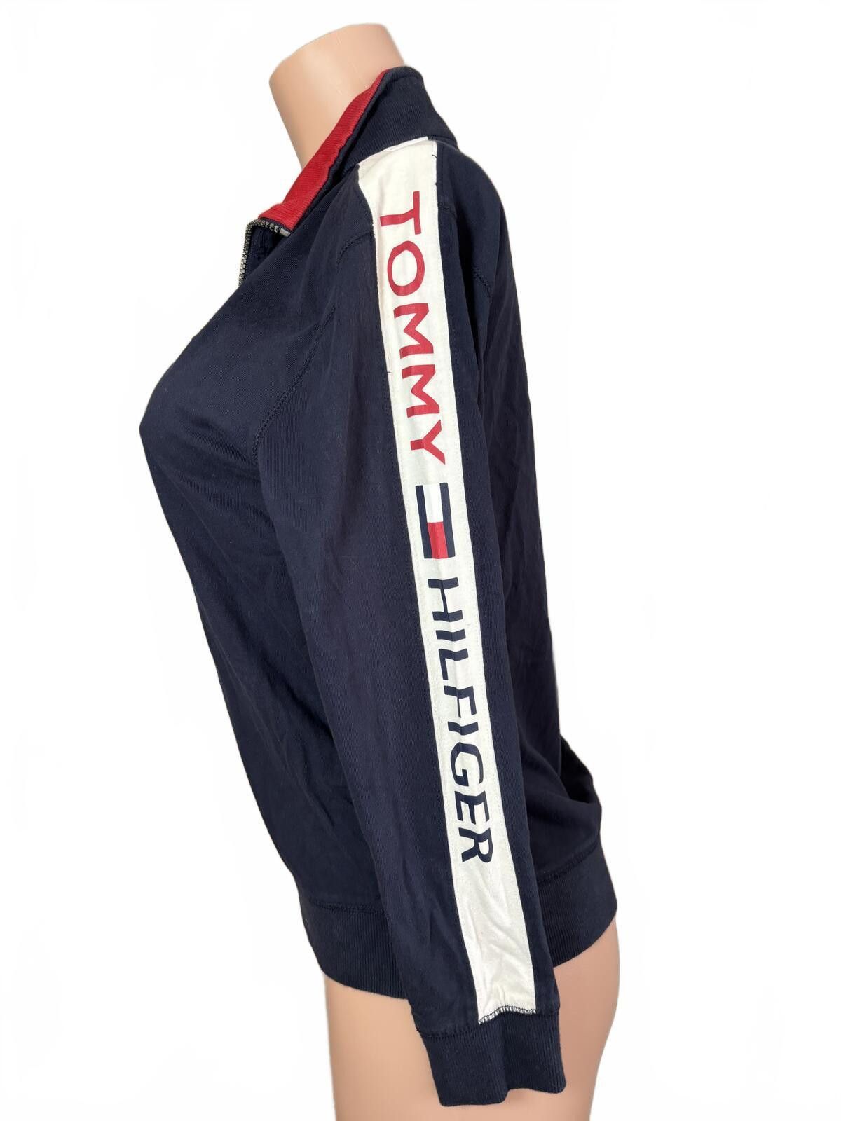 Tommy Hilfiger Tommy Hilfiger Navy Blue Quarter Zip Pullover. Large. Size US L / EU 52-54 / 3 - 3 Thumbnail