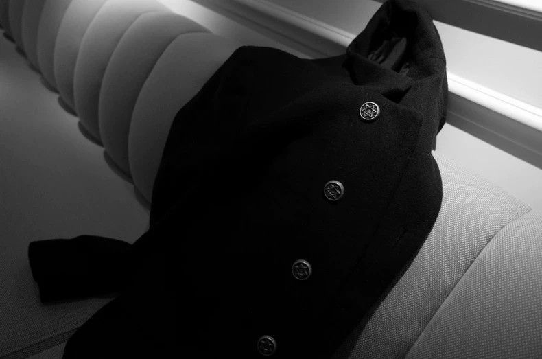 Yohji Yamamoto Yohji Yamamoto Yohji Yamamoto Black Jacket with Silver But Size US M / EU 48-50 / 2 - 5 Thumbnail