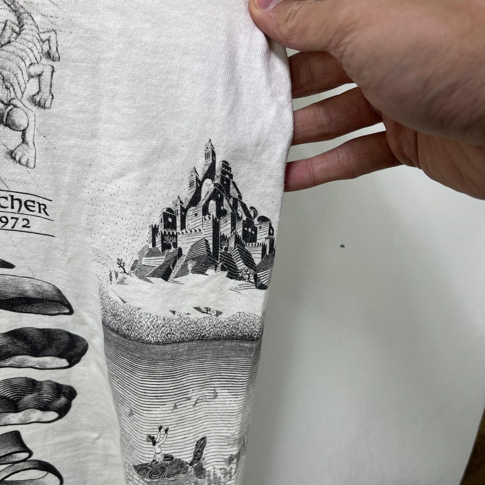 Vintage Vintage 90s MC Escher Double Sided Art T Shirt Large Size US L / EU 52-54 / 3 - 7 Thumbnail