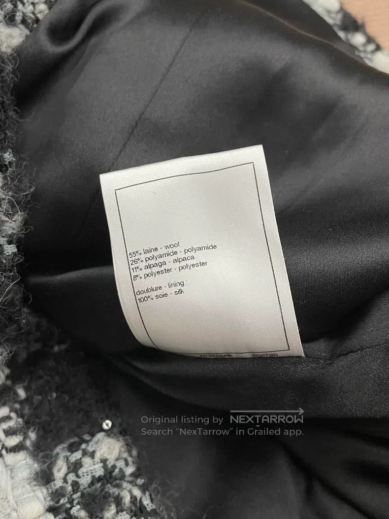 Chanel Chanel Gray tweed plaid vest jacket Size XS / US 0-2 / IT 36-38 - 6 Thumbnail