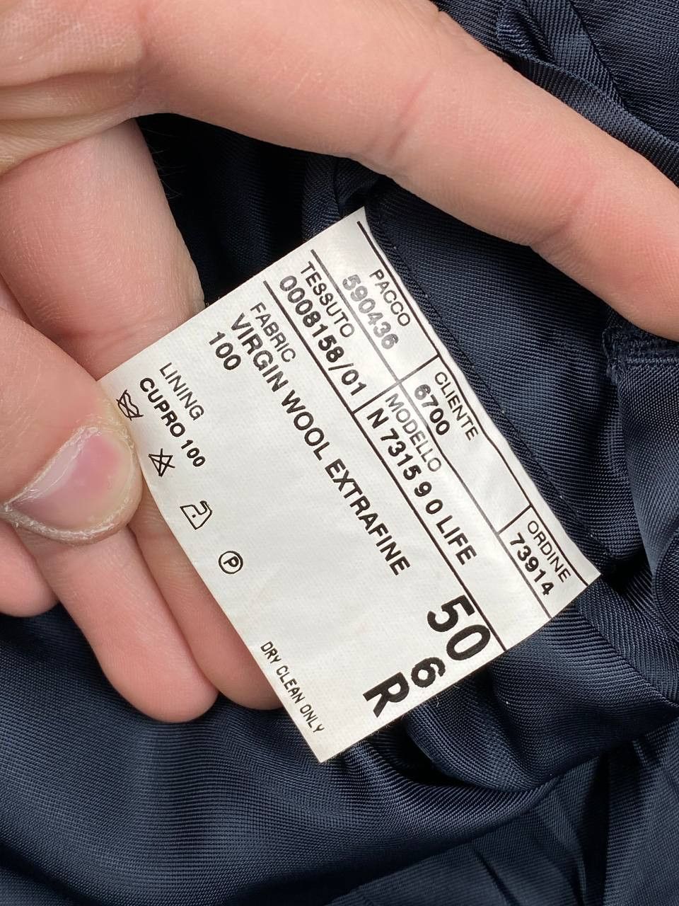 Corneliani Vintage Corneliani Cerimonia Classic Wool Suit Size 50R - 9 Thumbnail