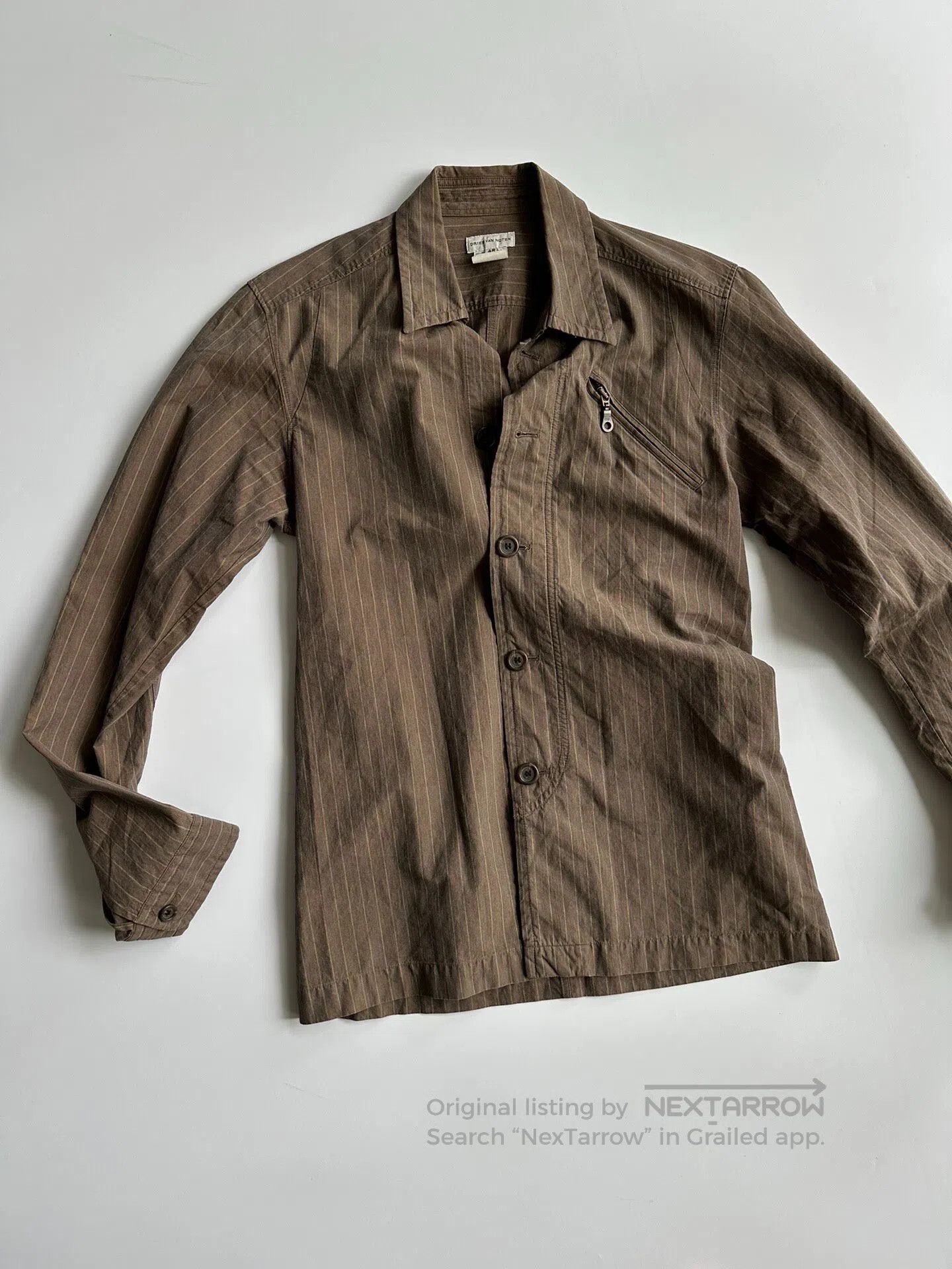 Dries Van Noten DRIES VAN NOTEN Leica-style shirt jacket| Size US M / EU 48-50 / 2 - 1 Thumbnail