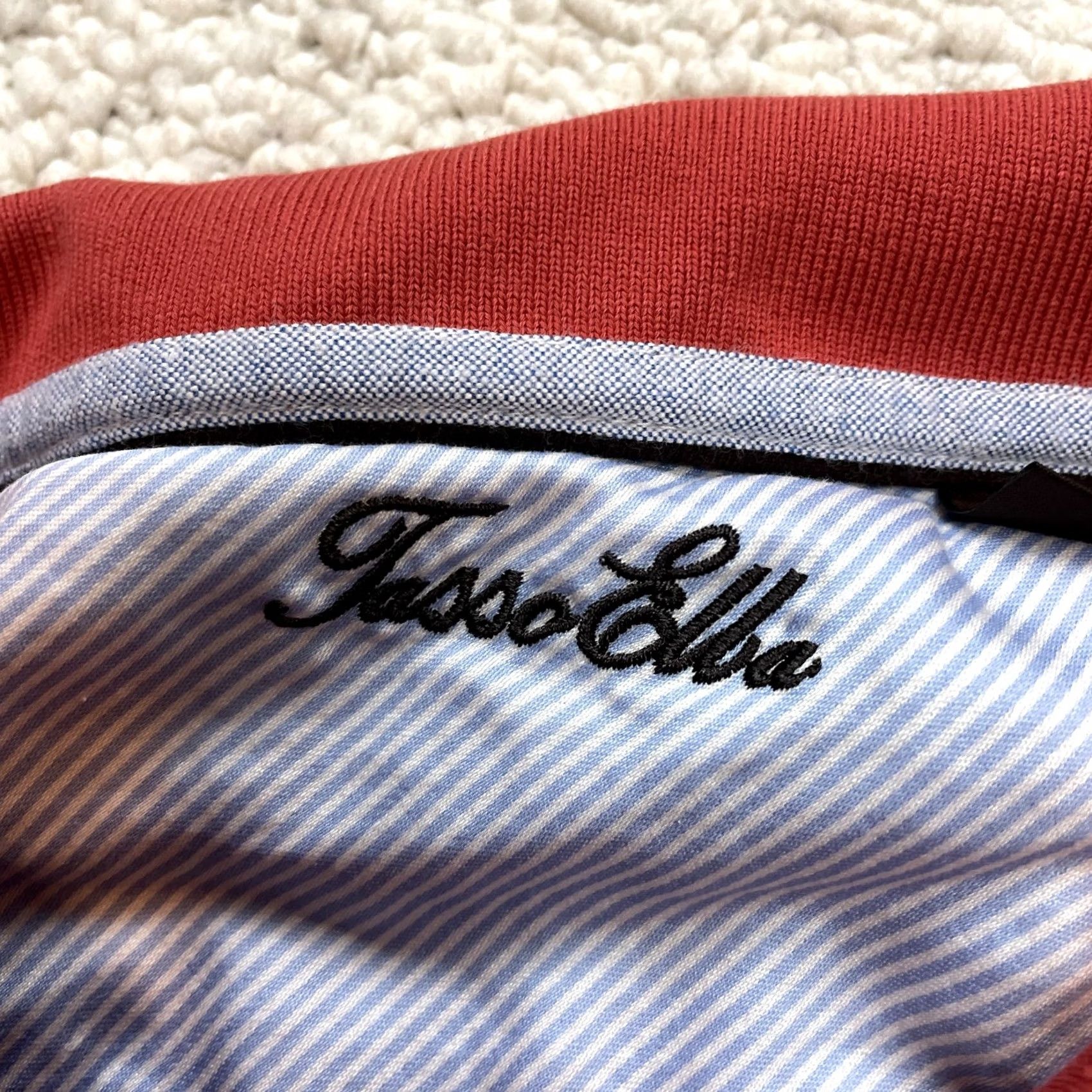 Tasso Elba Tasso Elba Polo Shirt Mens XL Red Short Sleeve Collared Cotton Golf Casual Shirts Mens XL Red Size US XL / EU 56 / 4 - 2 Thumbnail
