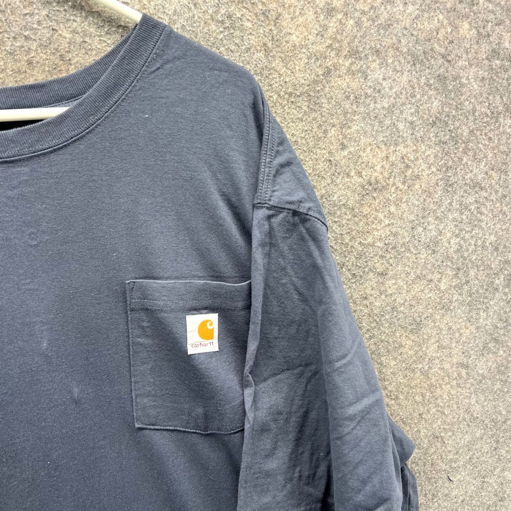 Carhartt Carhartt Shirt Mens 3XL Blue Casual Tee Pocket Logo Short Sleeve T-Shirt Mens Blue Carhartt K87 Vintage No Size US XXL / EU 58 / 5 - 7 Thumbnail
