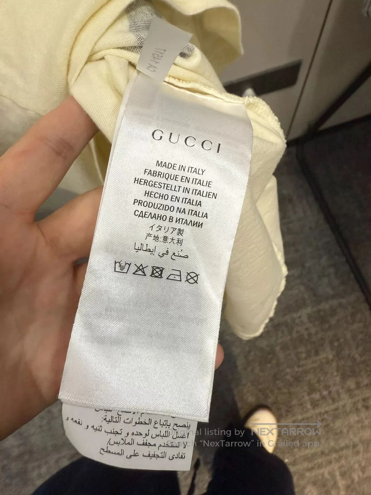 Gucci Gucci Men's Short Sleeve Logo Tee. Size US M / EU 48-50 / 2 - 3 Thumbnail