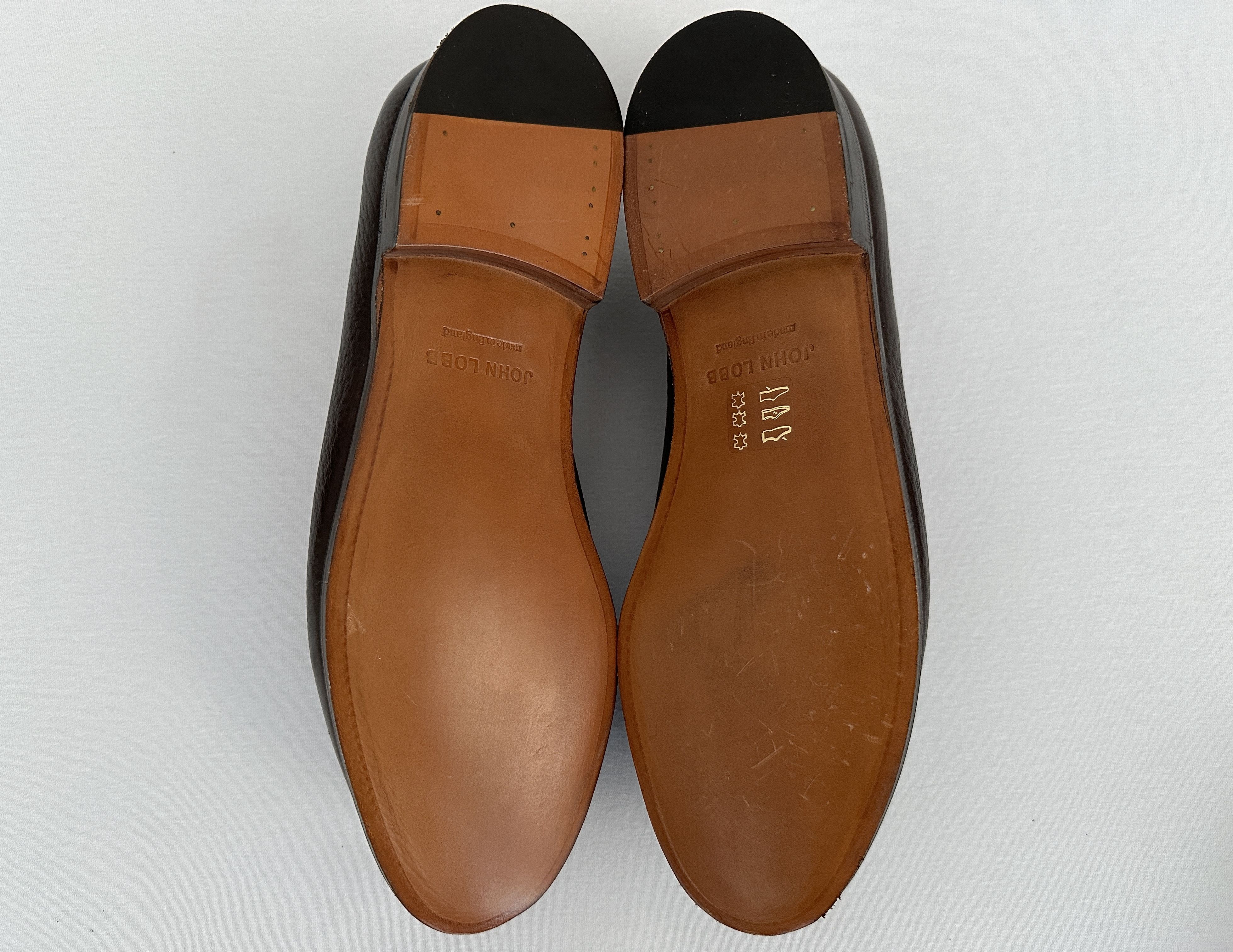 John Lobb Lopez Loafers Moorland Grain Leather Size US 9 / EU 42 - 10 Thumbnail